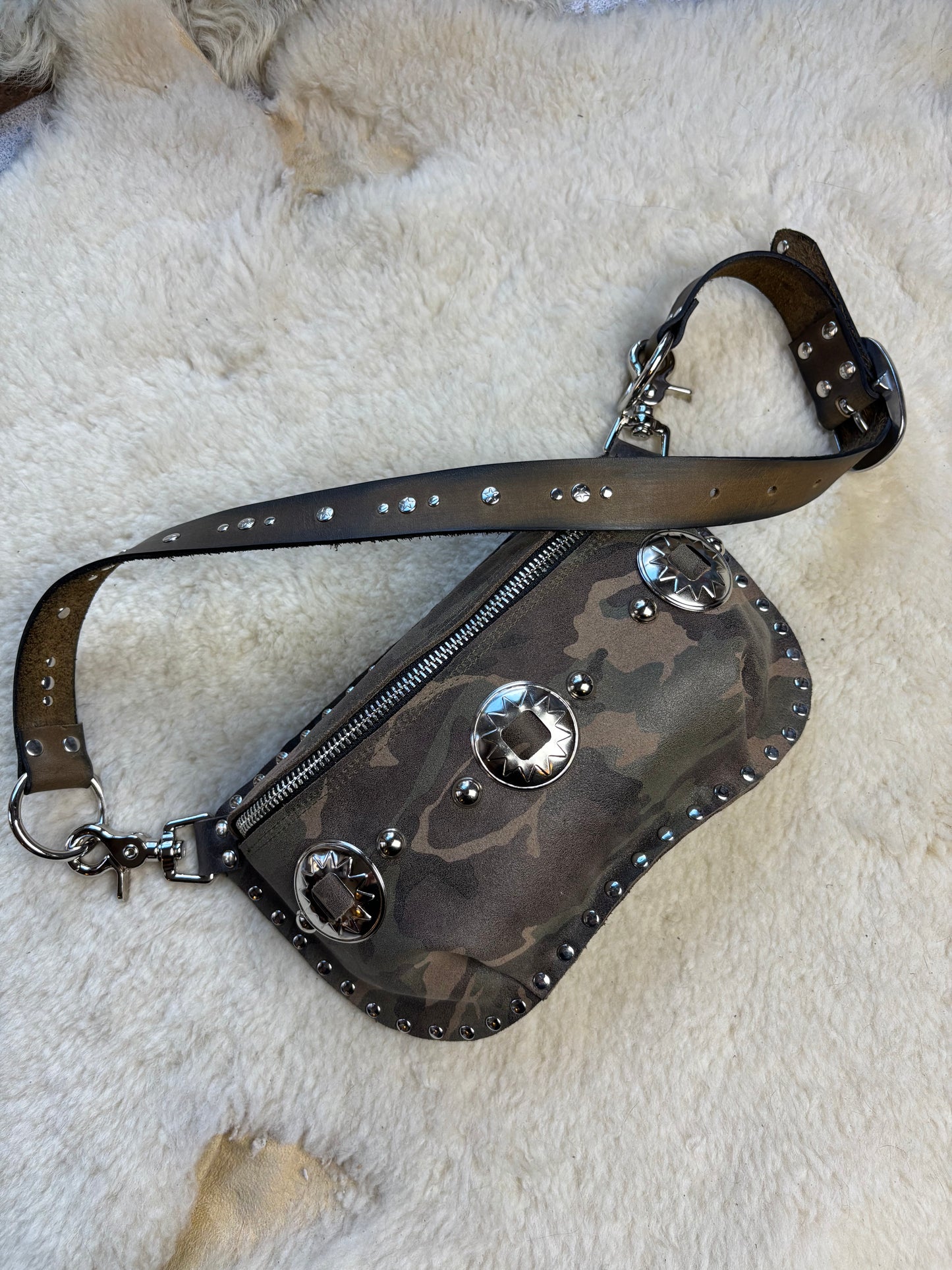 Camo Concho Fanny Pack