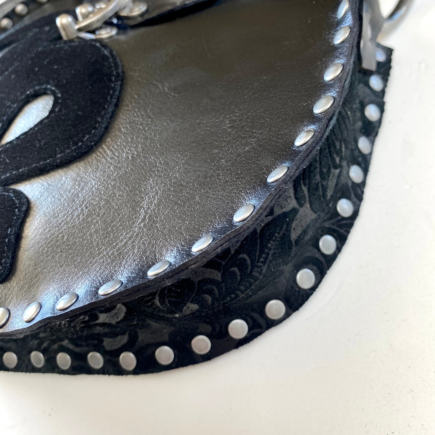 Black on Black Snake Bag