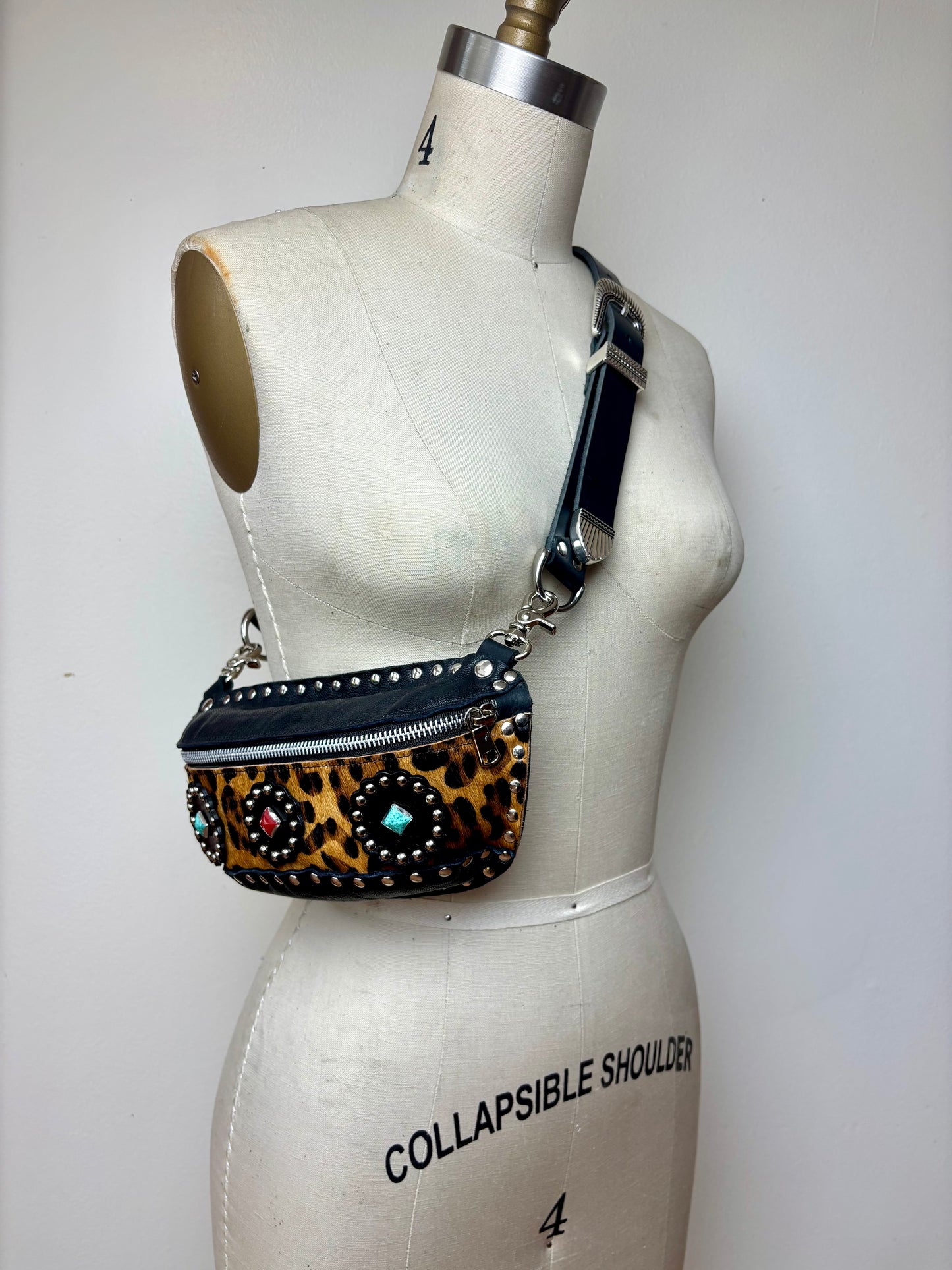 Gemstone Leopard Fanny Pack