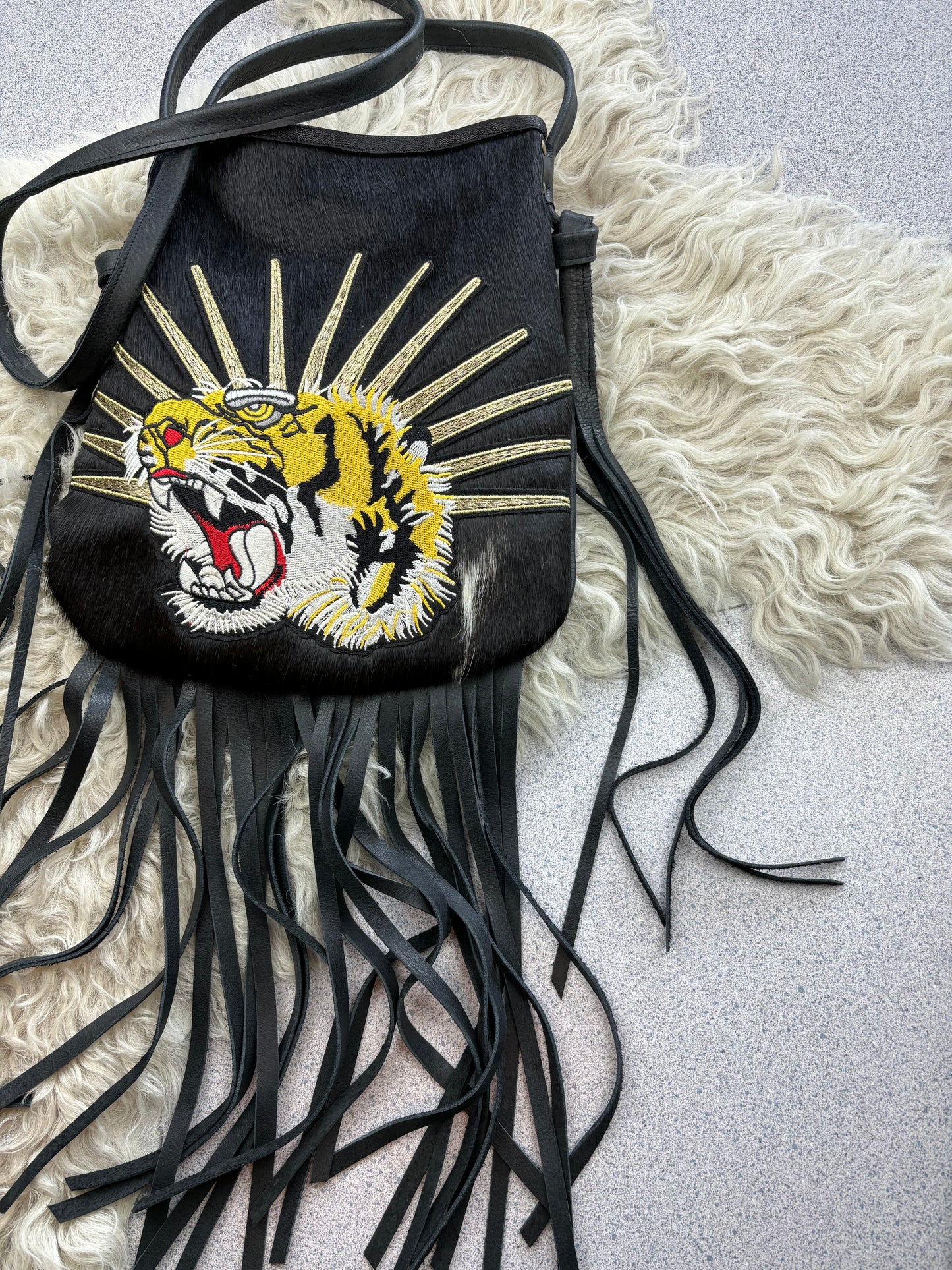 Superstar Tiger Crossbody Bag