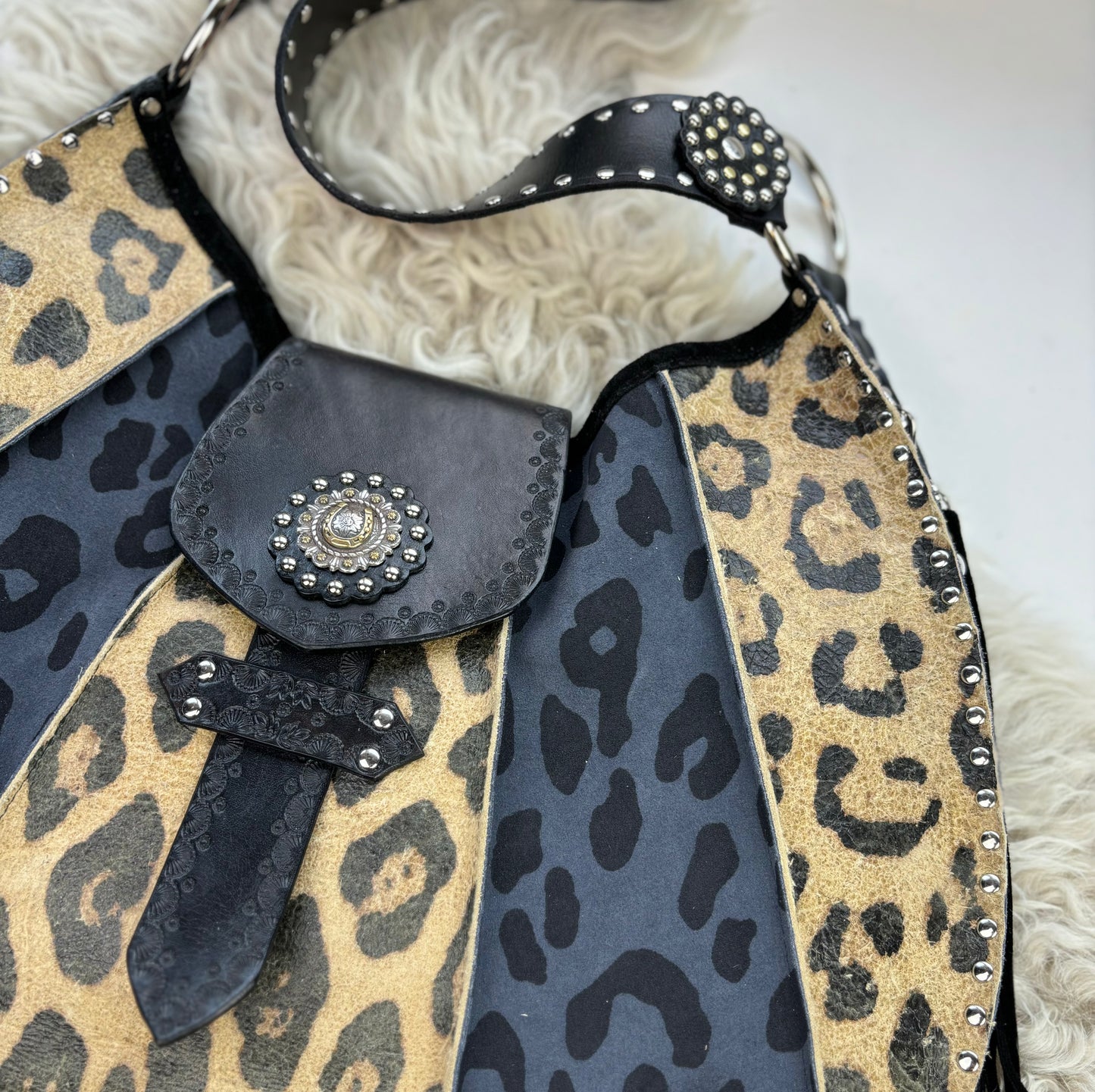 Cheetah Stripes Oversized Bag