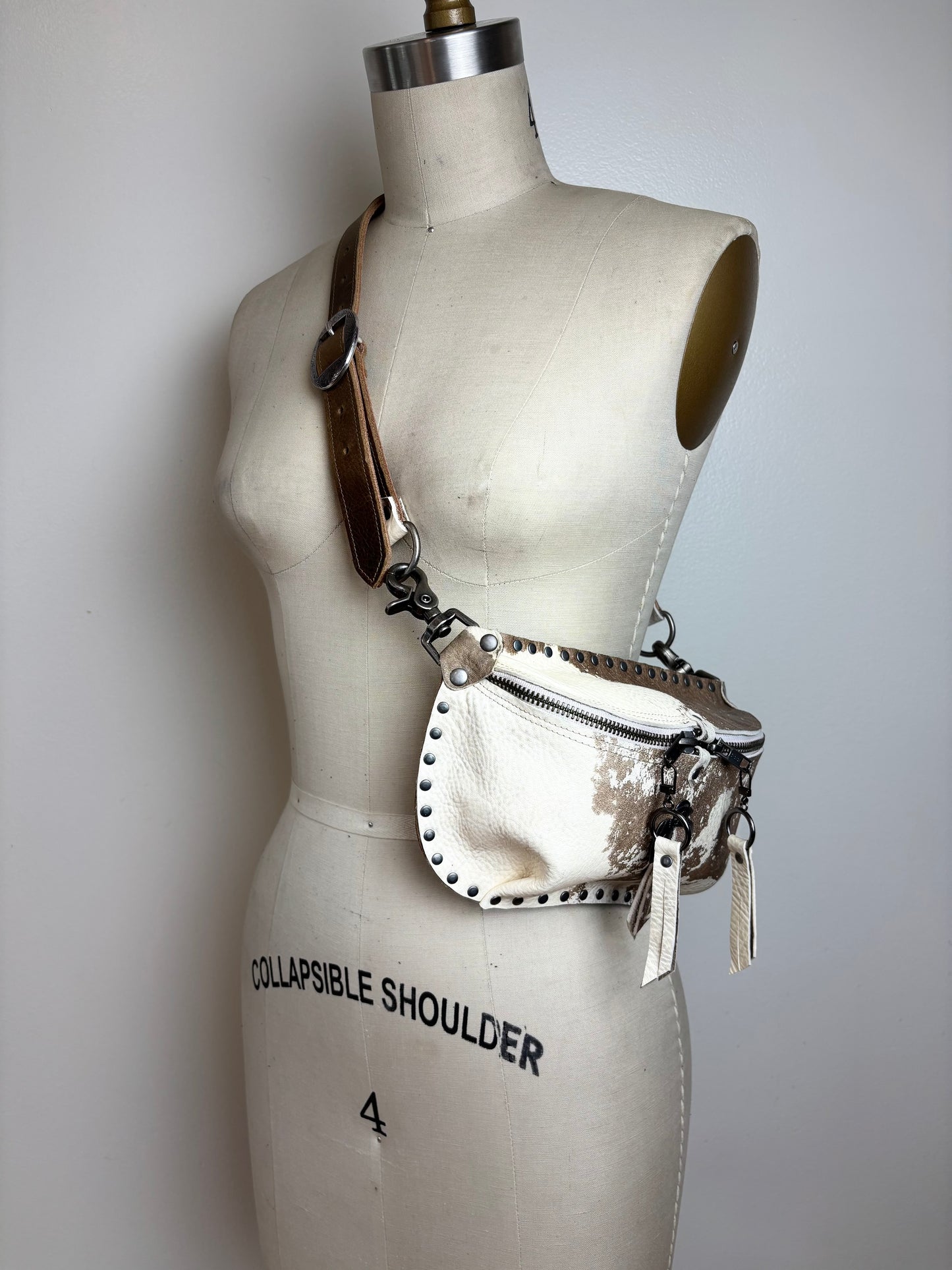 Cream and Cocoa Phoenix Fanny Pack