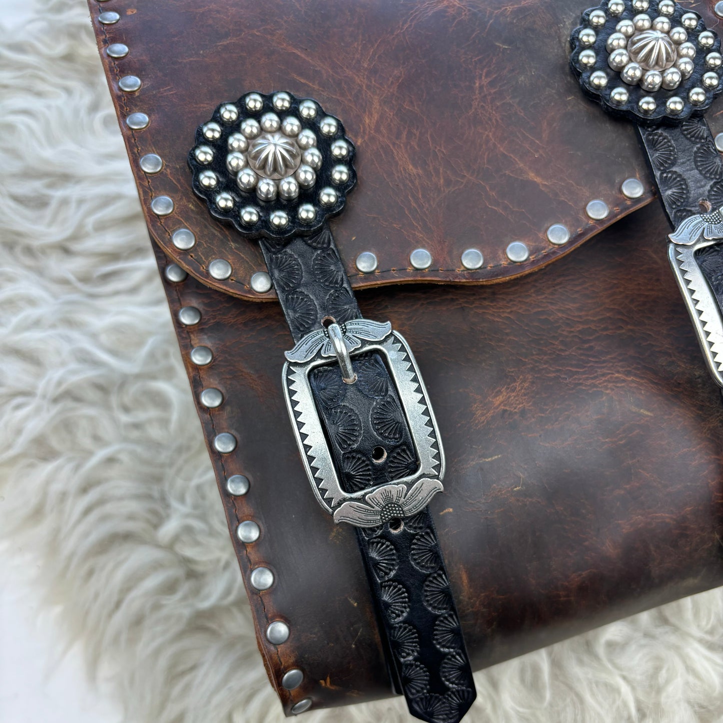 Rustic Brown Sissy Bar Bag