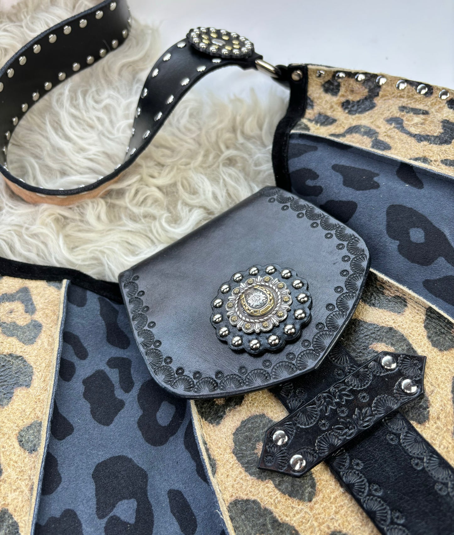 Cheetah Stripes Oversized Bag