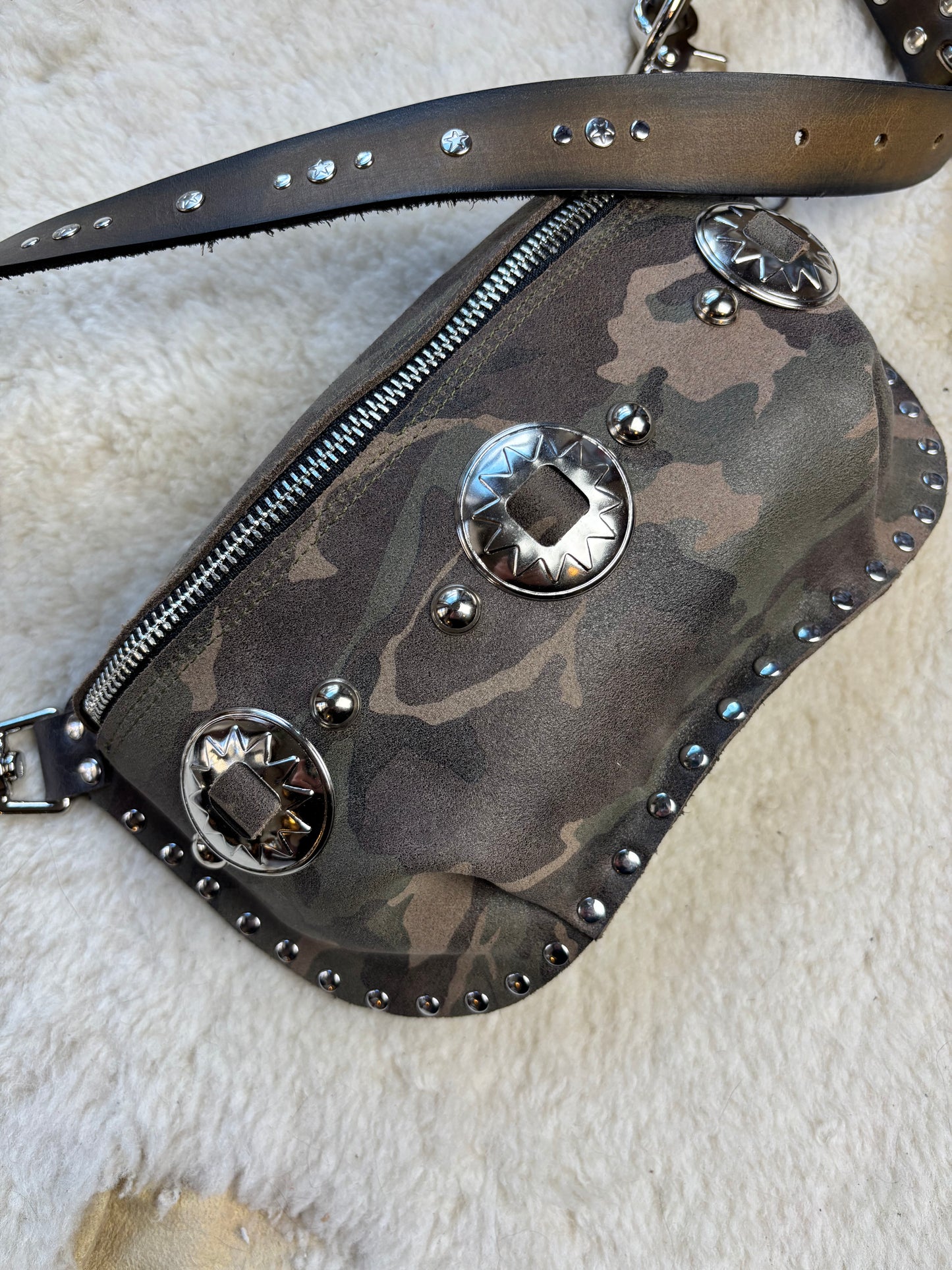 Camo Concho Fanny Pack