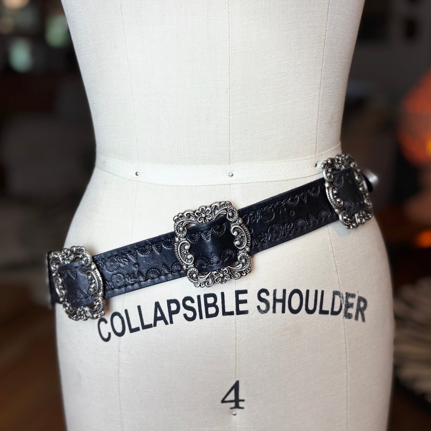 Victorian Vintage Double Buckle Belt