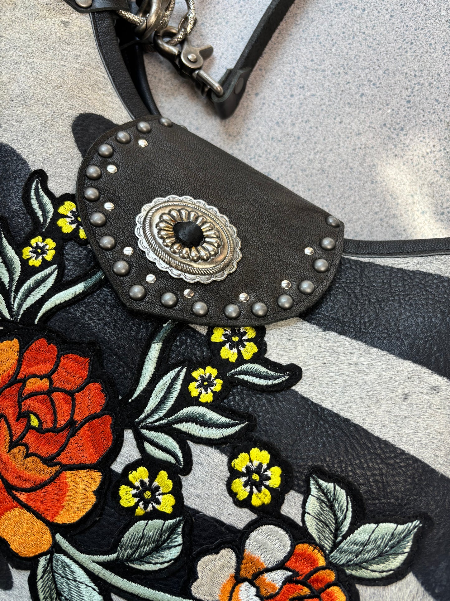 Zebra Poppy Bag