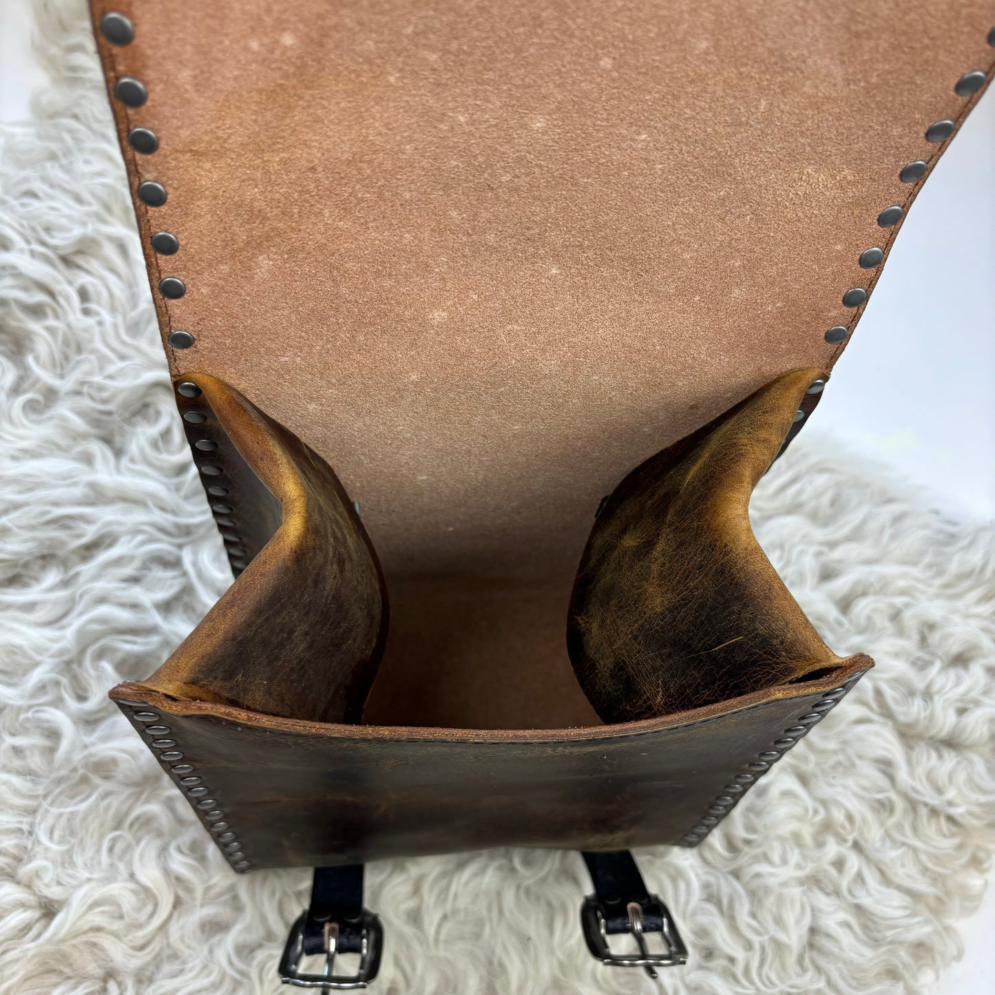Rustic Brown Sissy Bar Bag