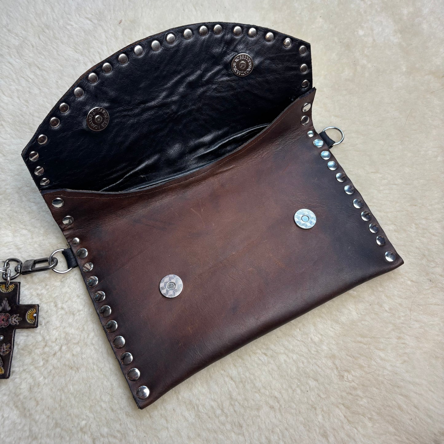 Brown Rustic Sabbath Clutch