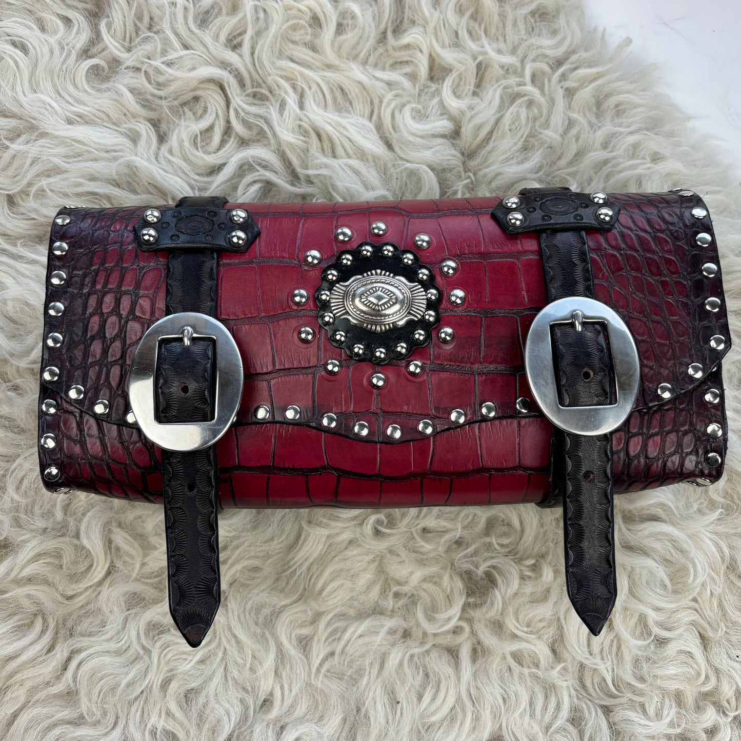 Raspberry Red Bike Bag