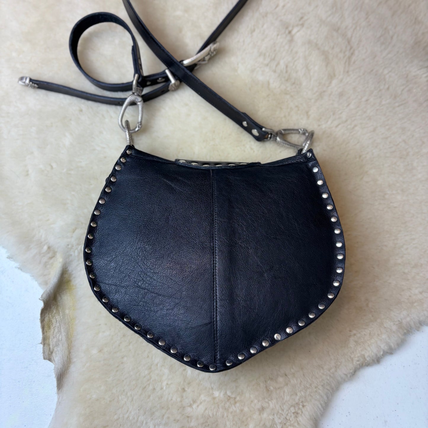 Snakeskin Scorpion Chain Bag