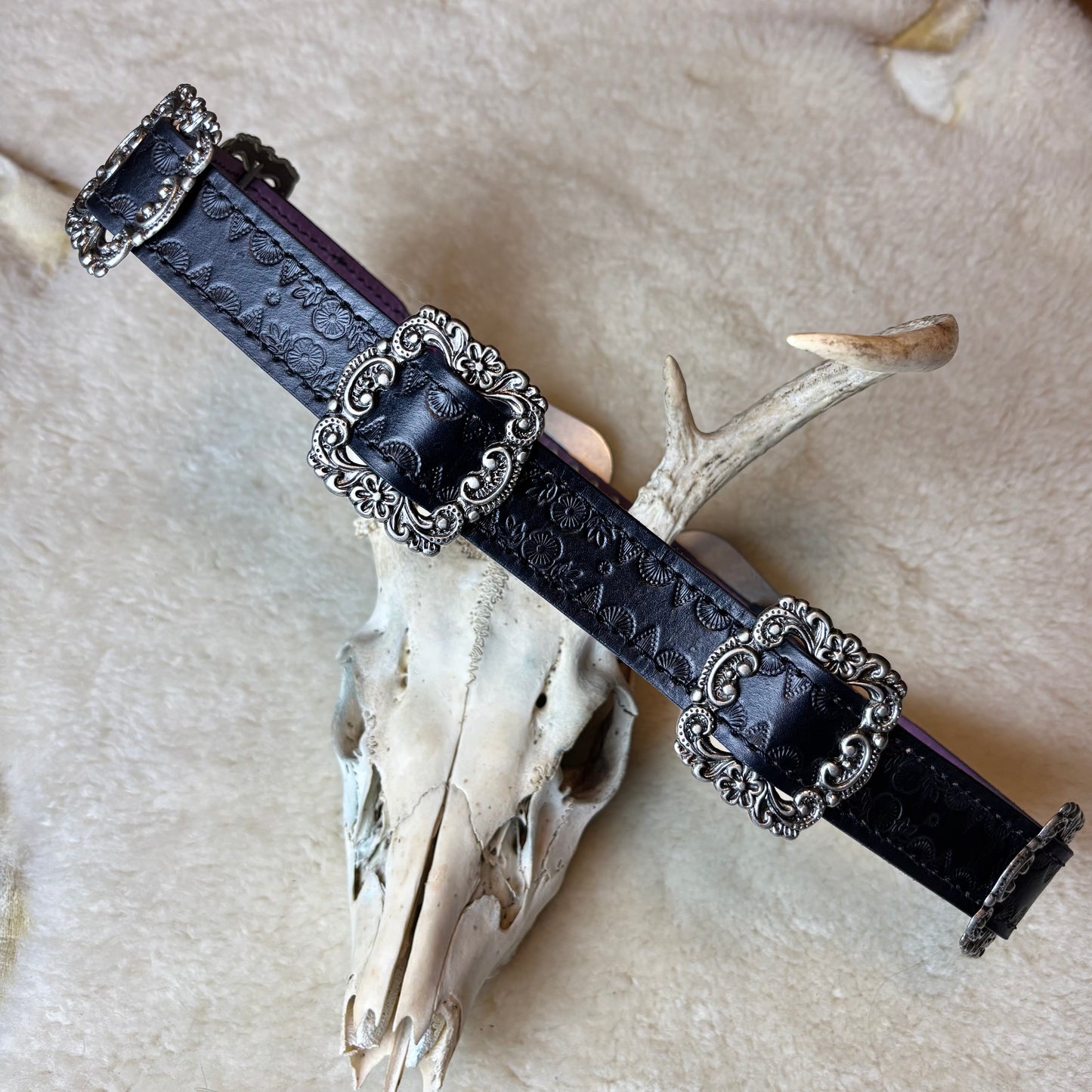 Victorian Vintage Double Buckle Belt