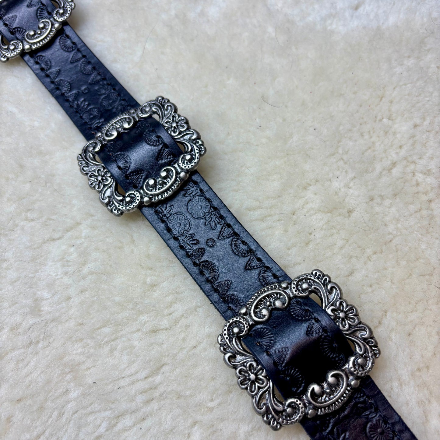 Victorian Vintage Double Buckle Belt