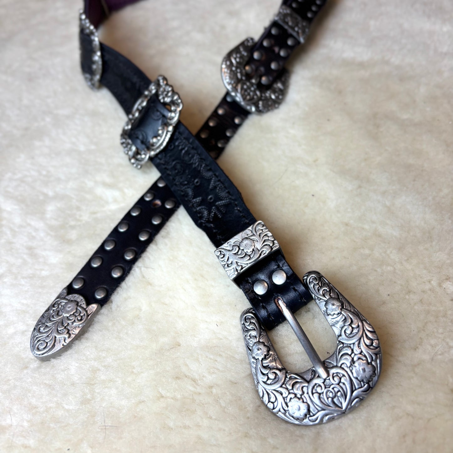 Victorian Vintage Double Buckle Belt