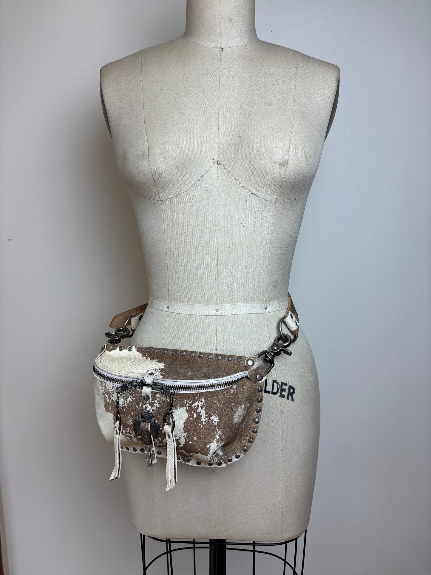 Cream and Cocoa Phoenix Fanny Pack