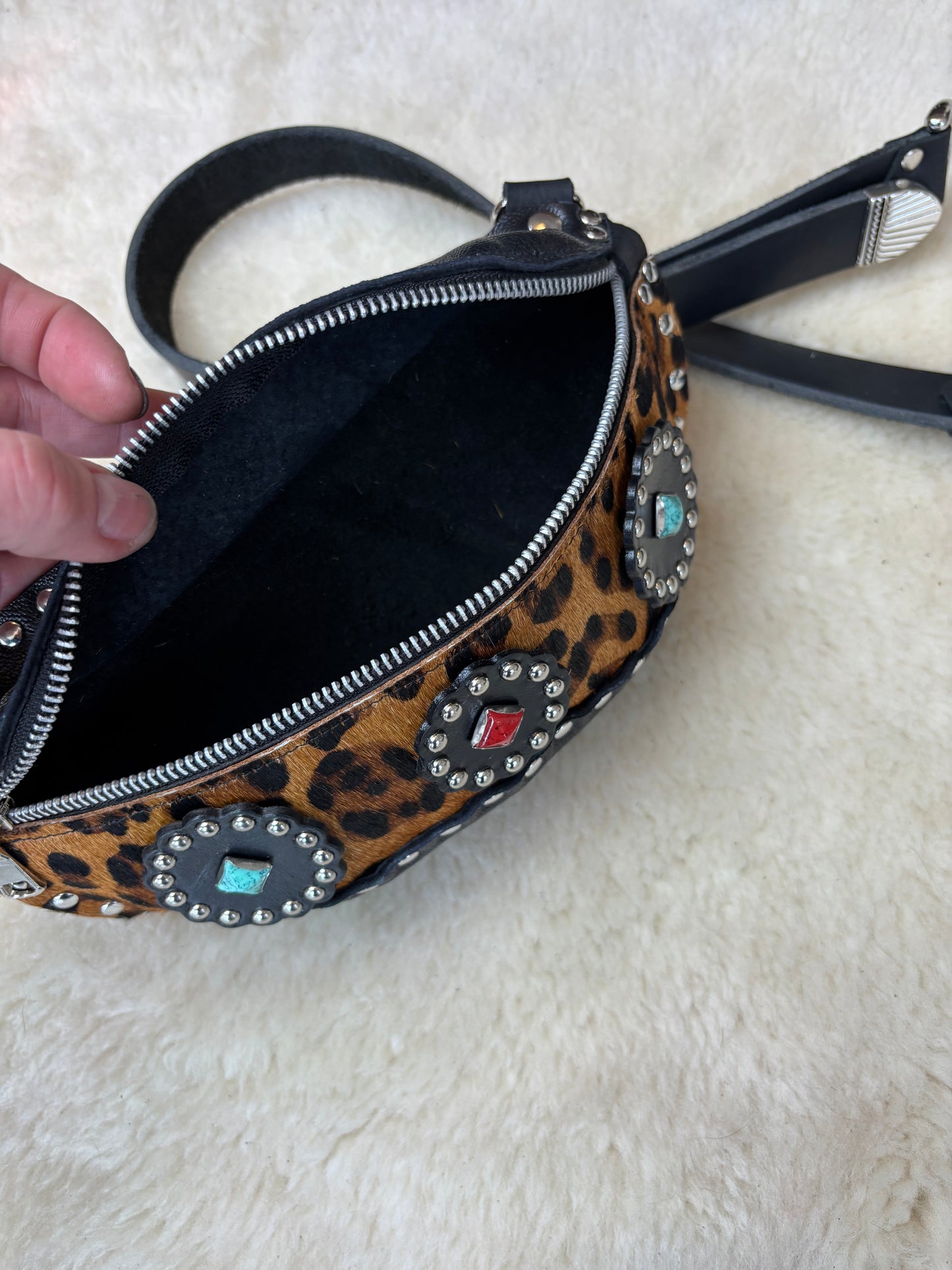 Gemstone Leopard Fanny Pack