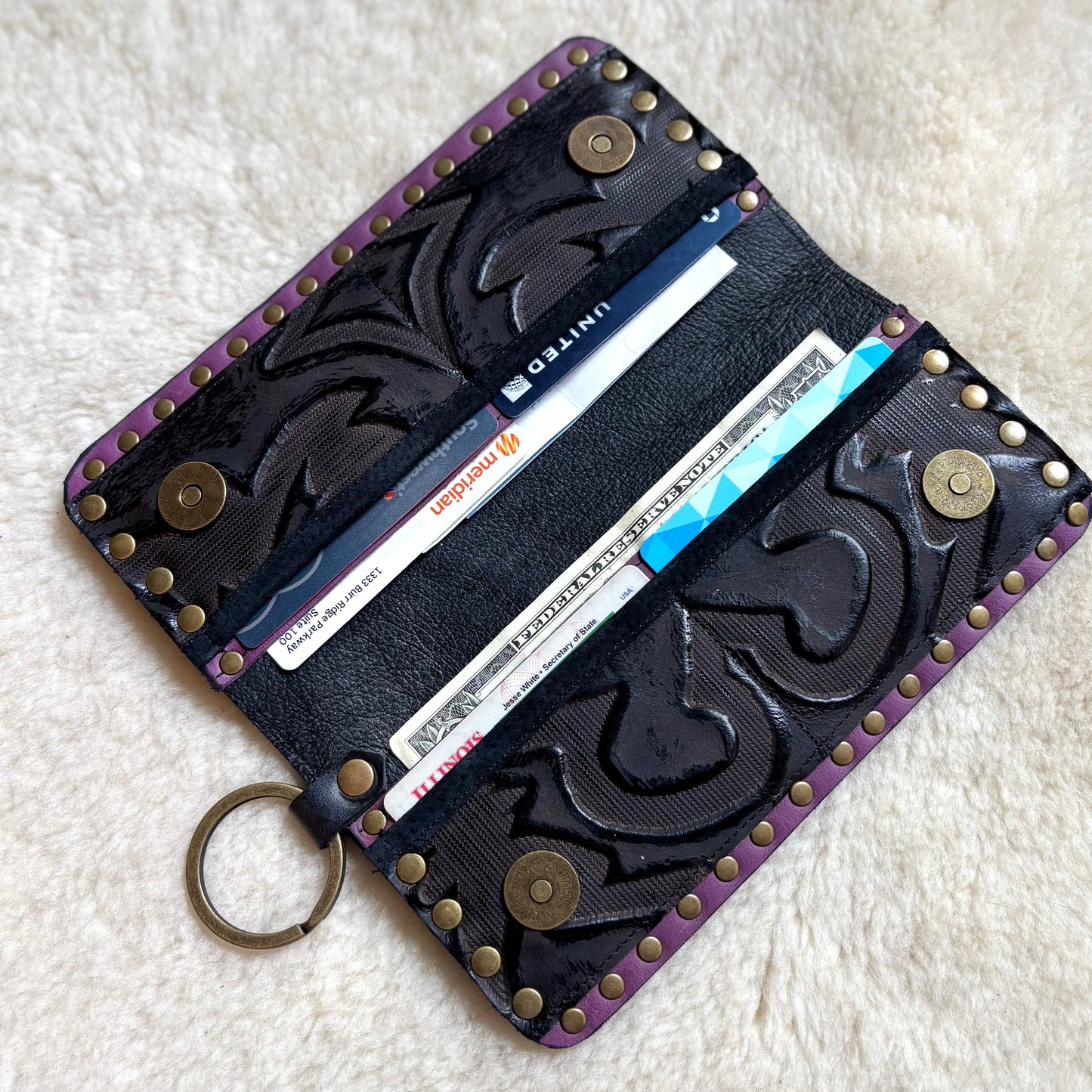 Full Size Python Wallet with Spider