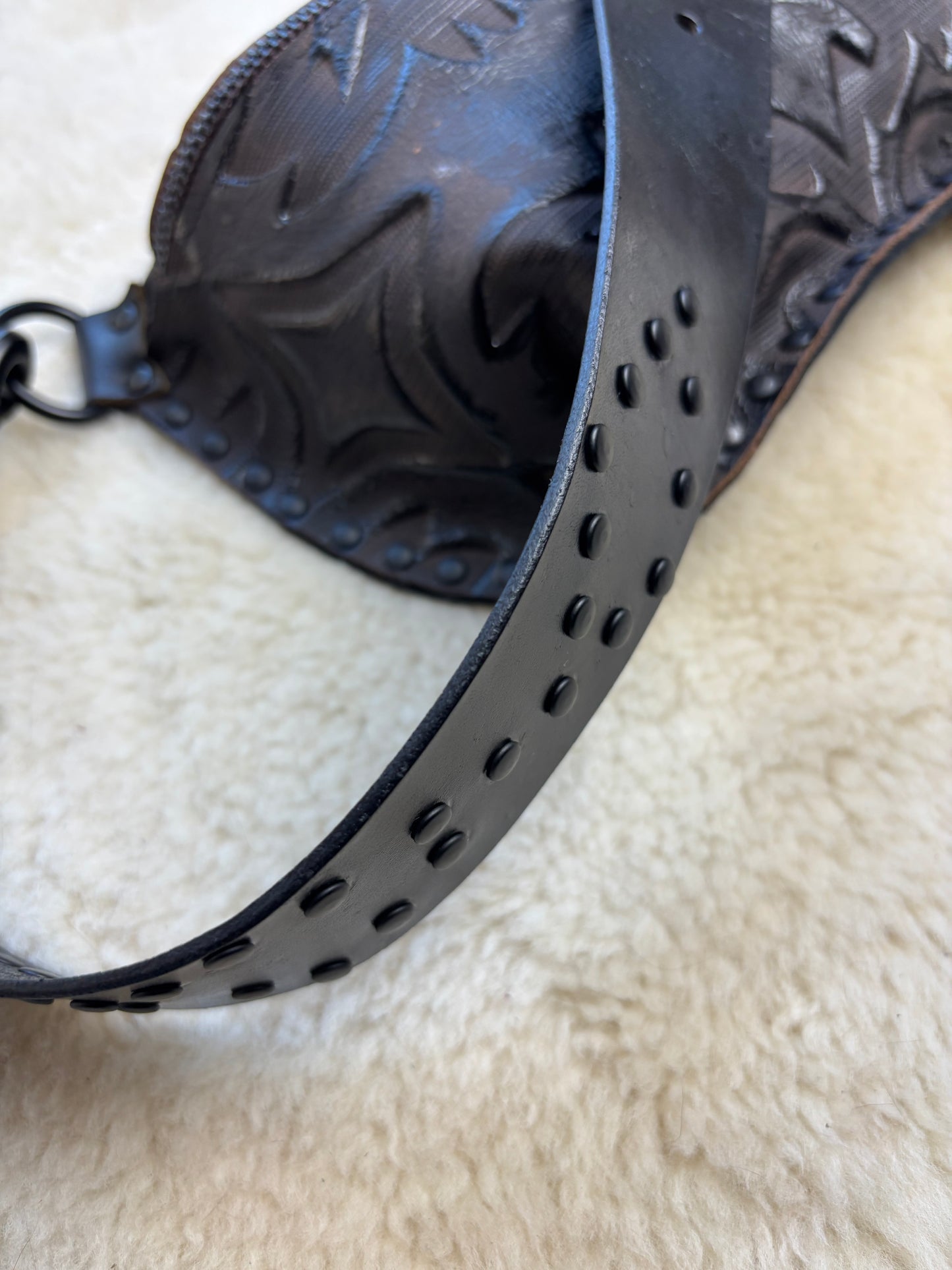 Gothic Black Fanny Pack