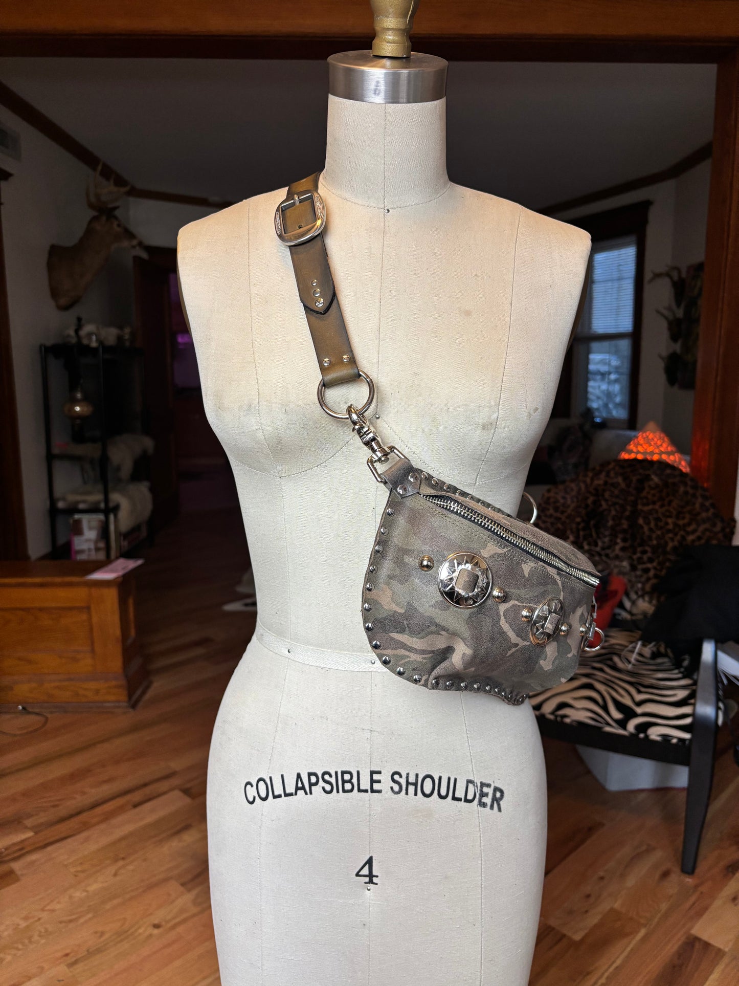Camo Concho Fanny Pack