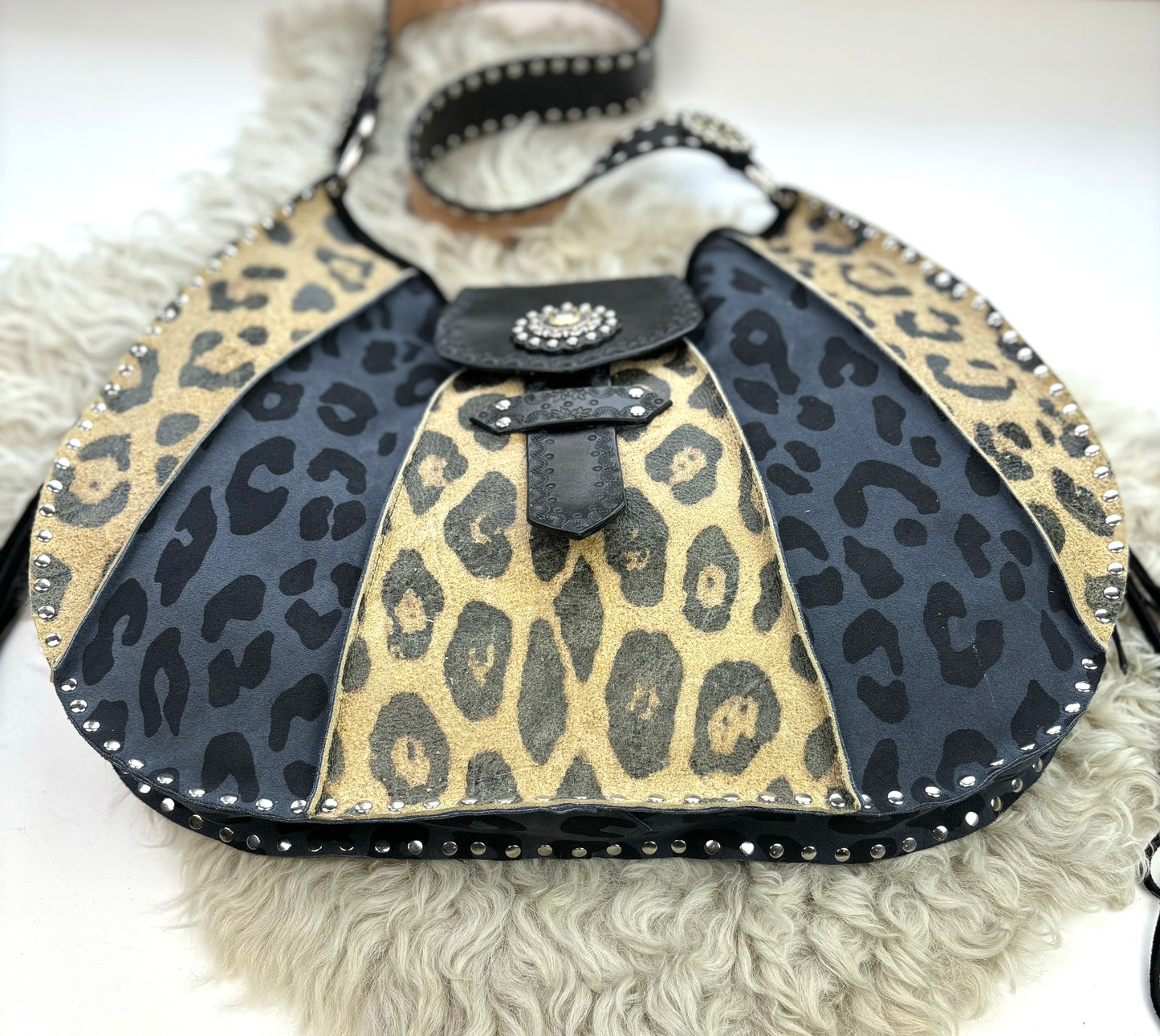 Cheetah Stripes Oversized Bag