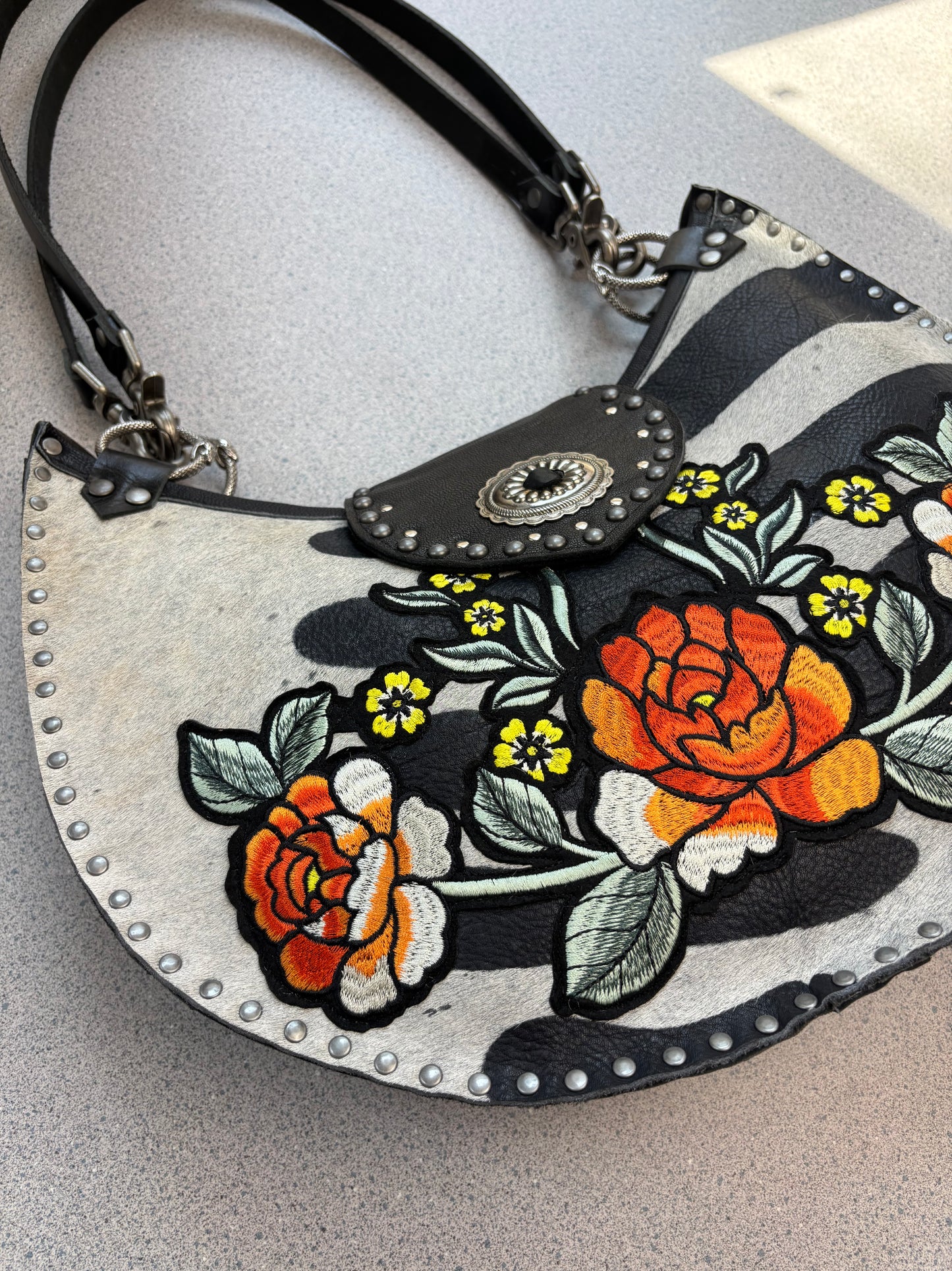 Zebra Poppy Bag