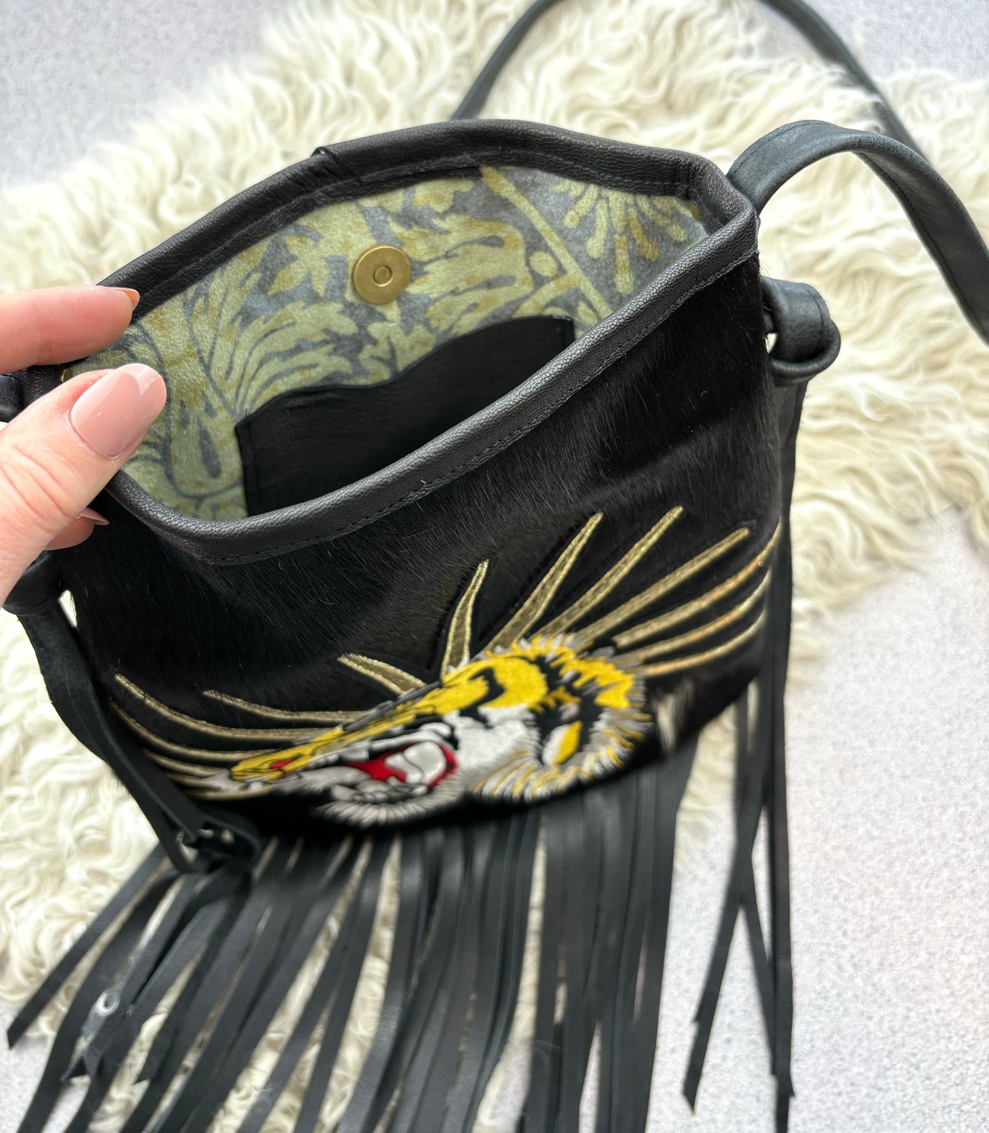Superstar Tiger Crossbody Bag