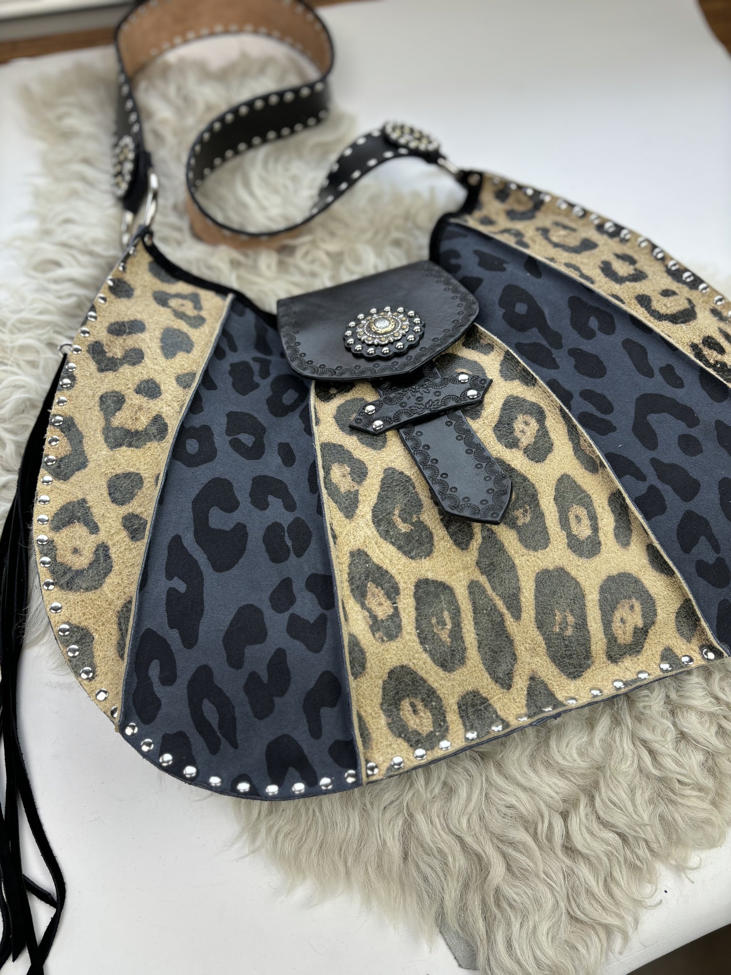 Cheetah Stripes Oversized Bag