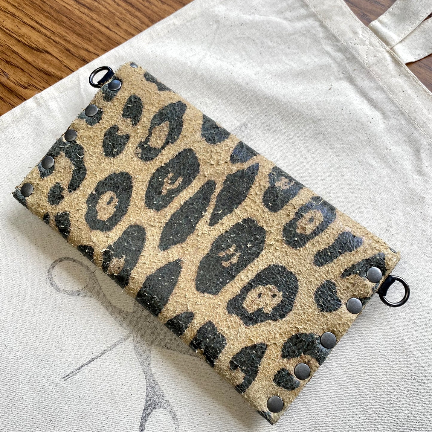 Leopard Concho Clutch and Cuff