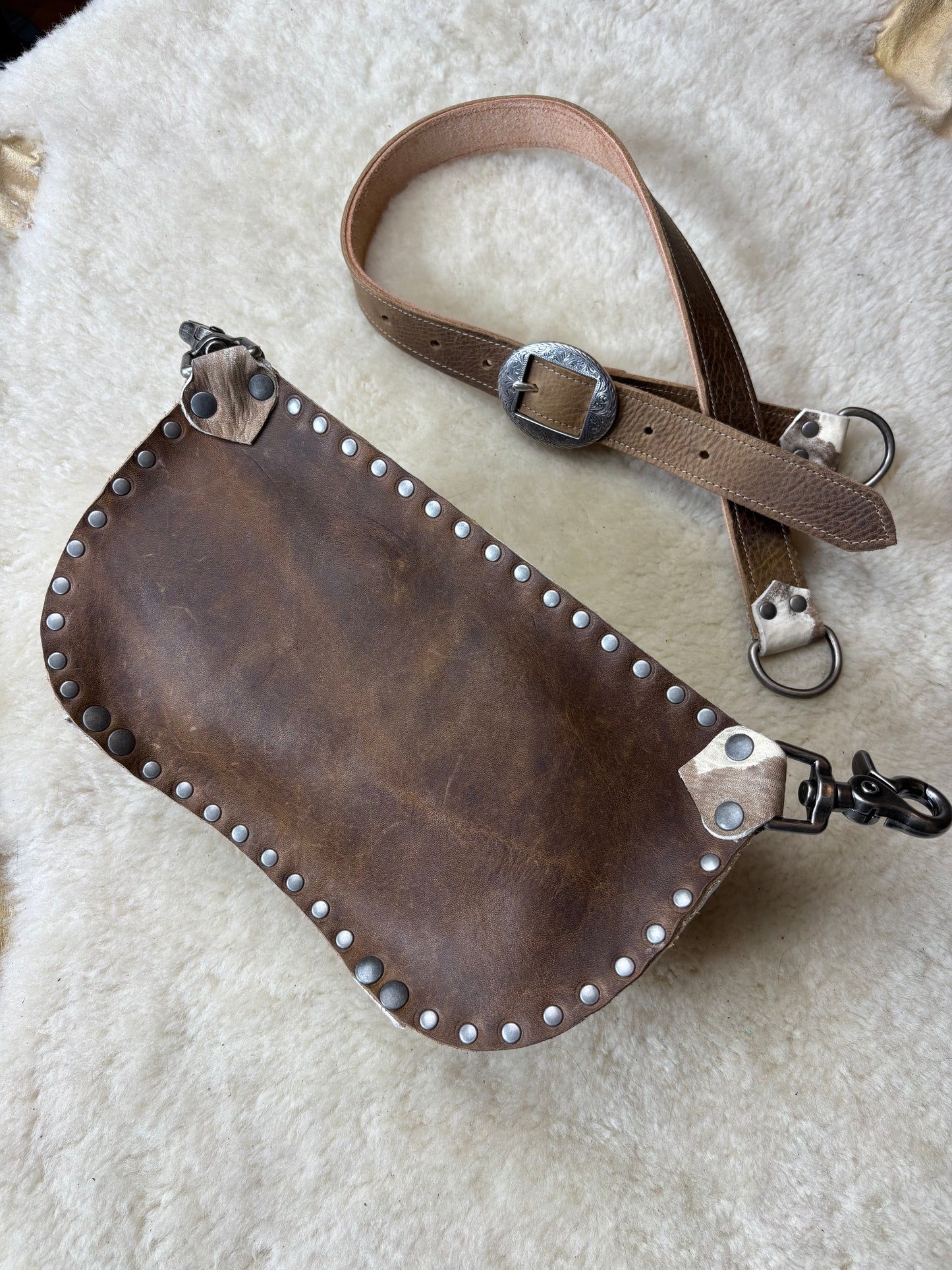 Cream and Cocoa Phoenix Fanny Pack