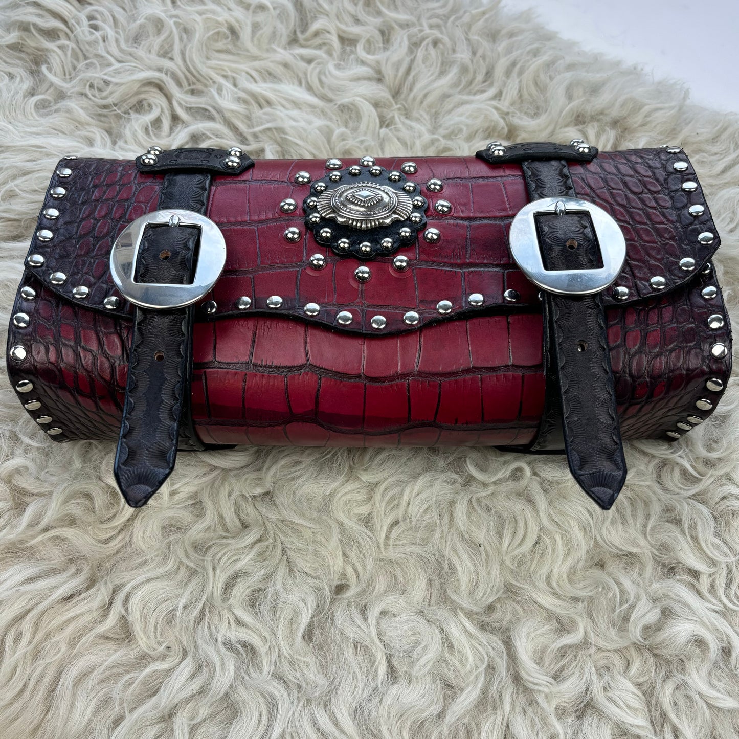 Raspberry Red Bike Bag