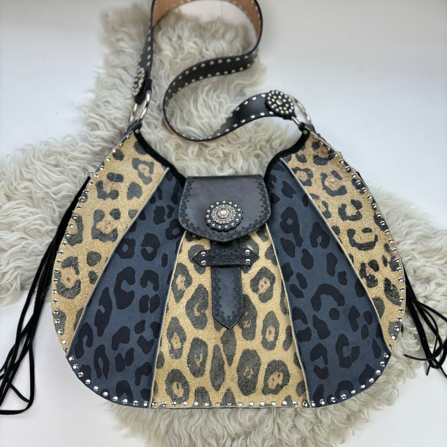 Cheetah Stripes Oversized Bag
