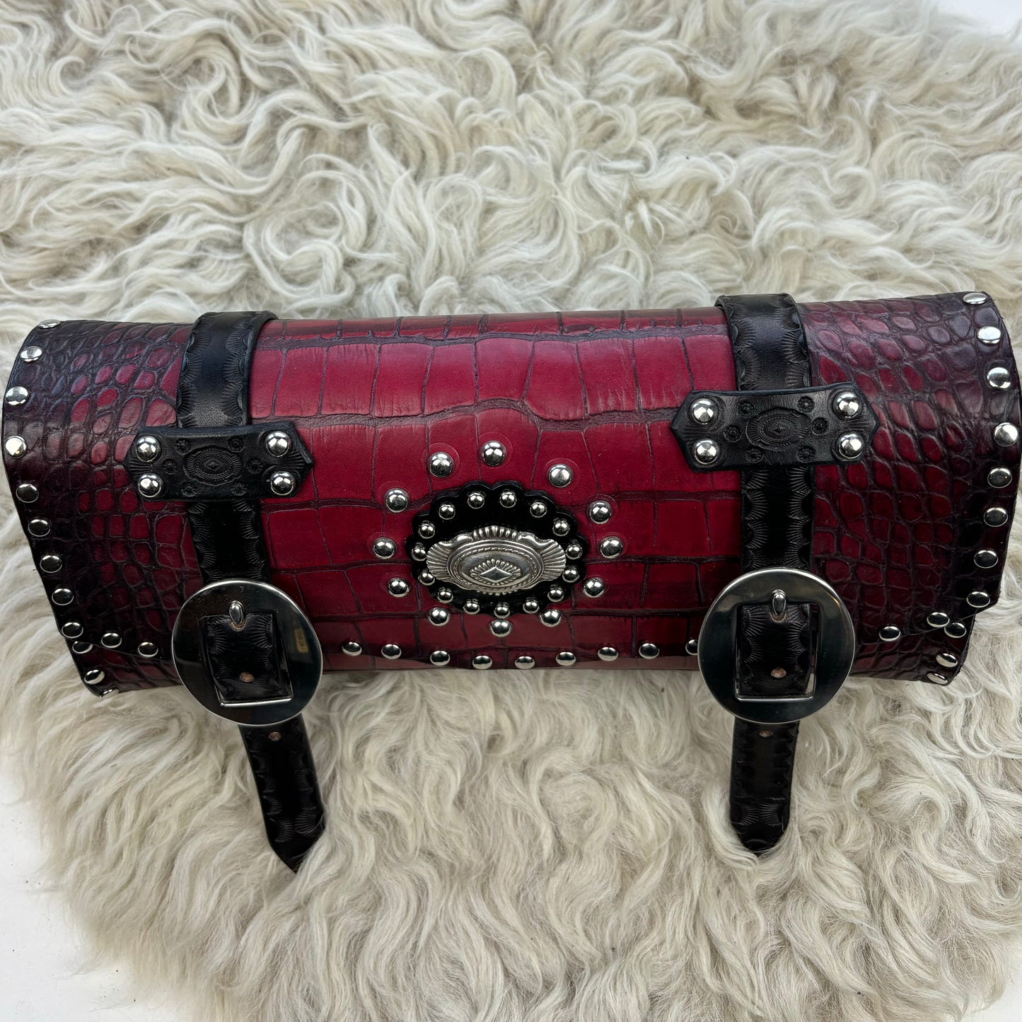 Raspberry Red Bike Bag