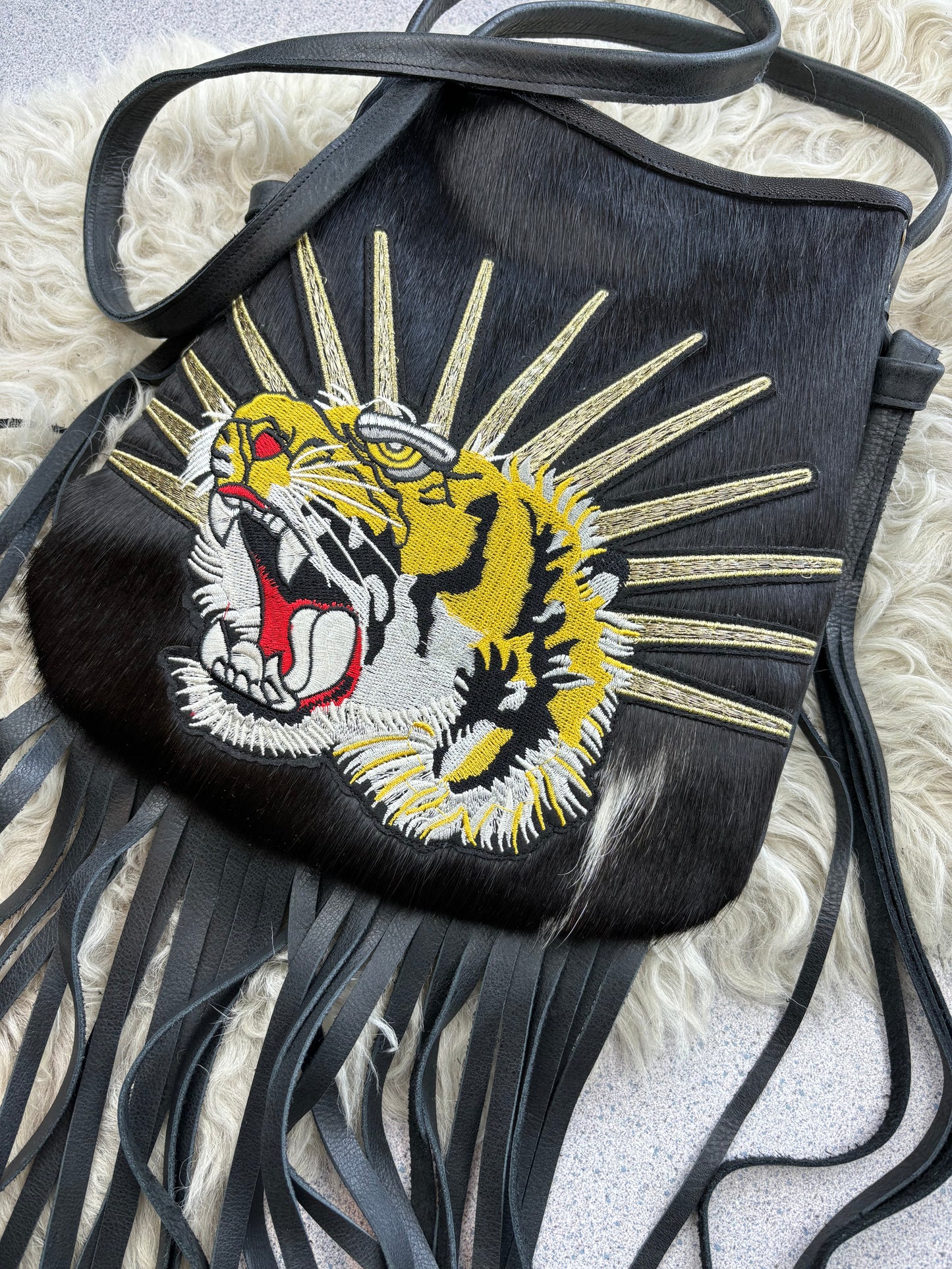 Superstar Tiger Crossbody Bag