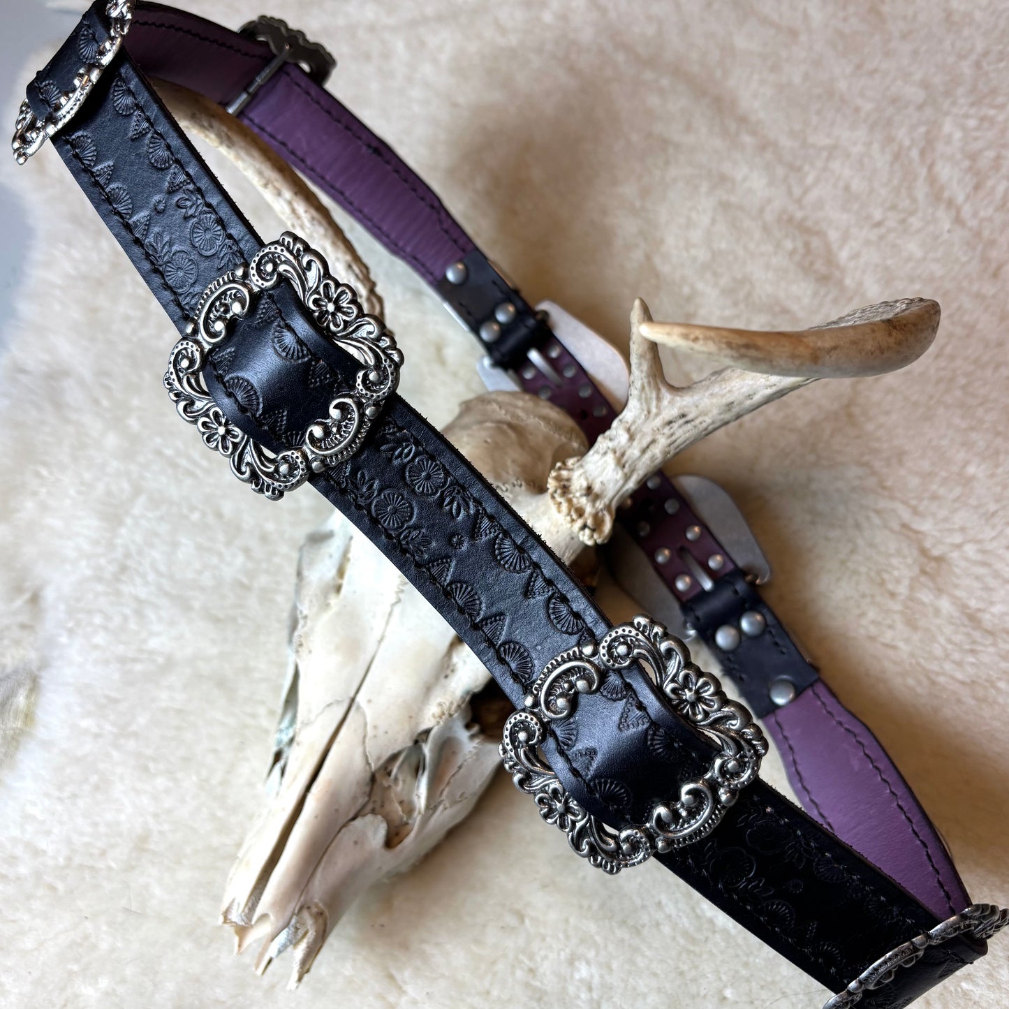 Victorian Vintage Double Buckle Belt