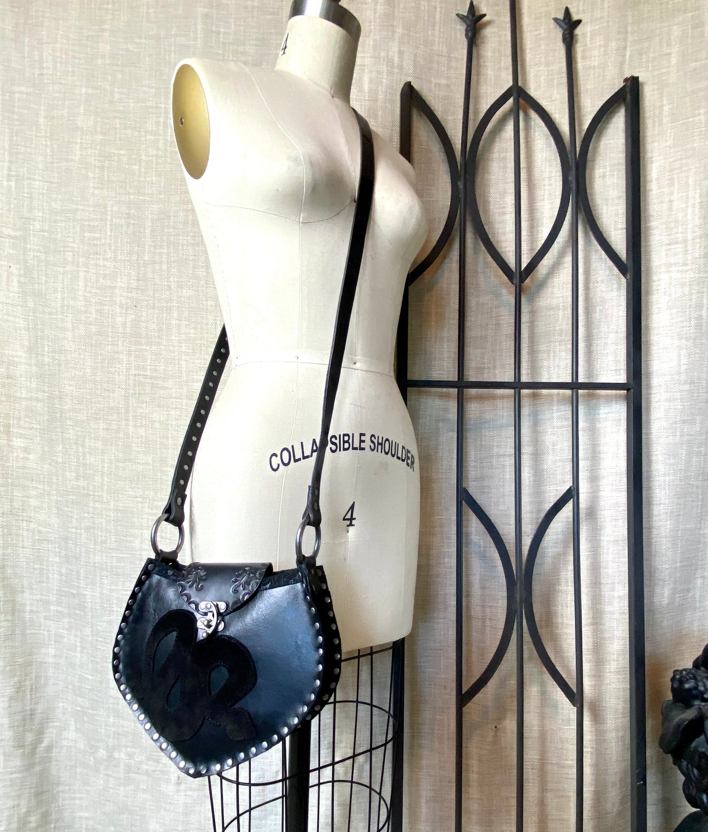 Black on Black Snake Bag