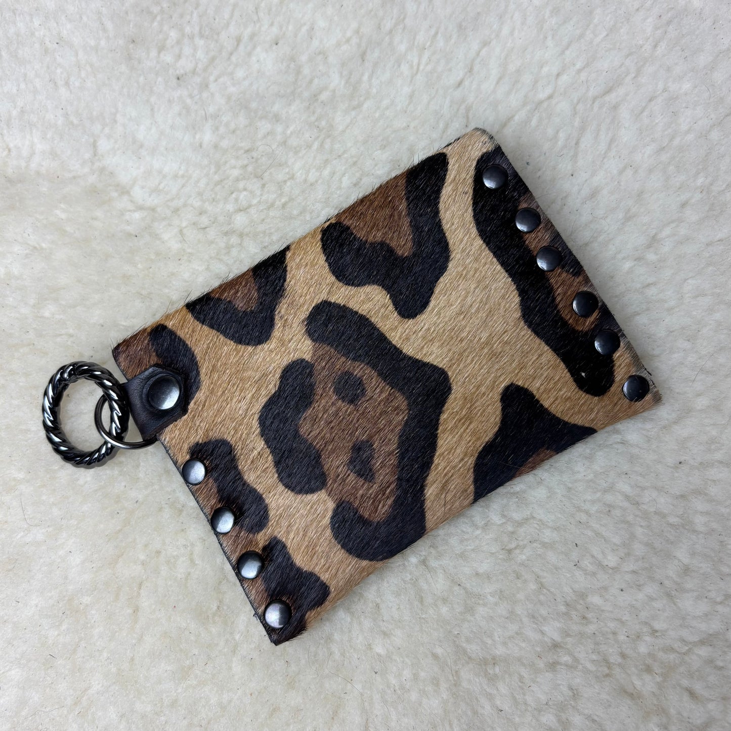 Leopard Mini Envelope Wallet