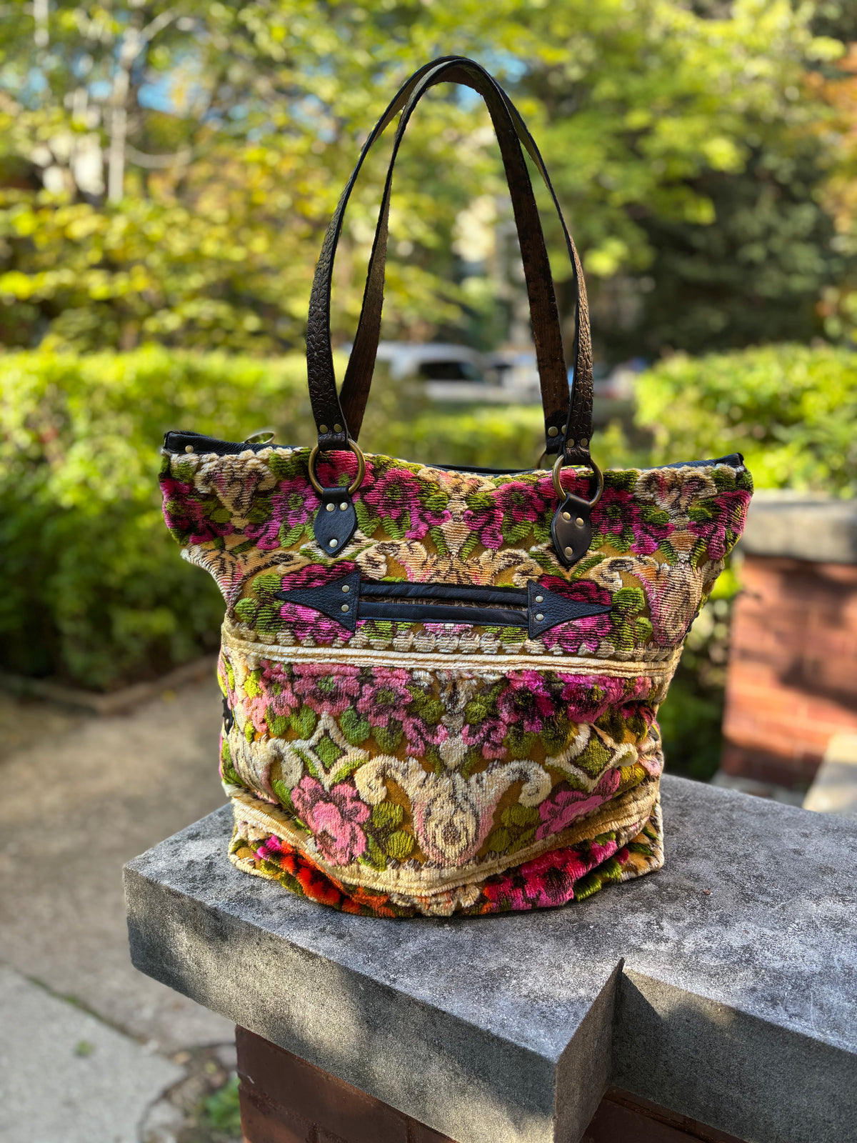 Italian Wedding Blanket Weekender Tote