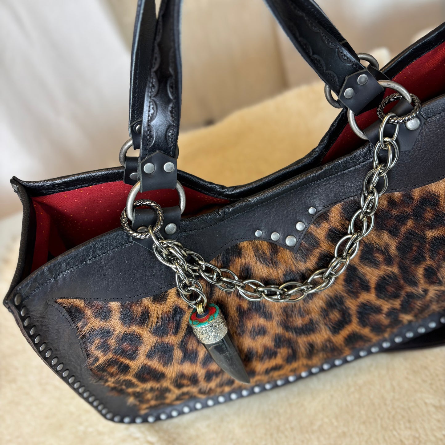 Leopard Box Bag