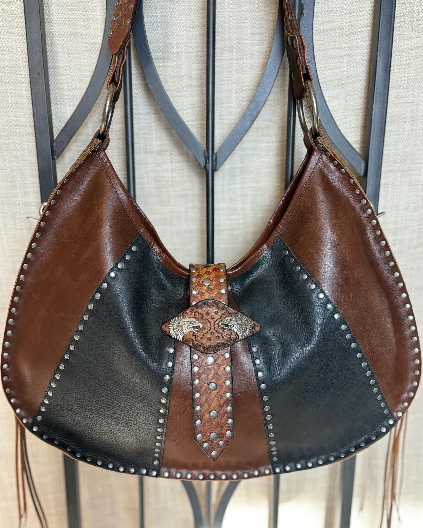 Black & Brown Screaming Eagles Bag