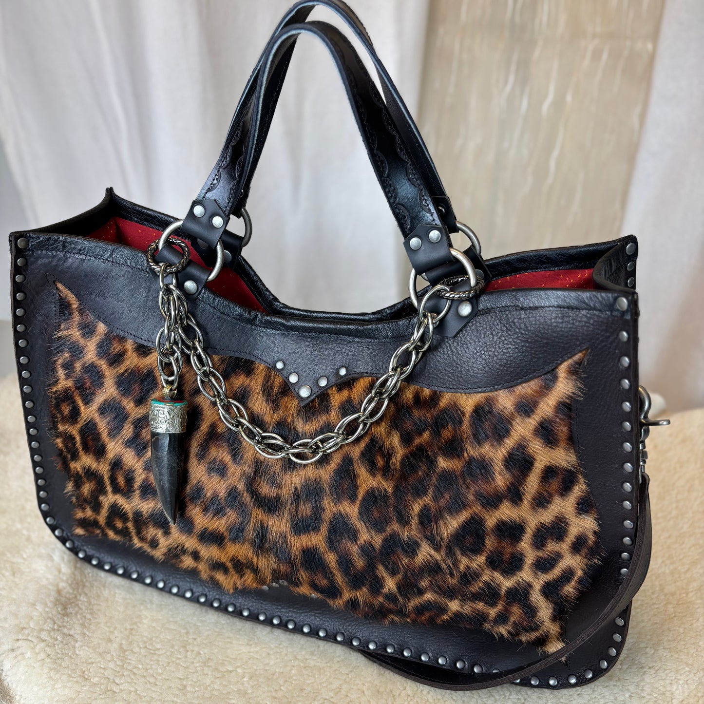 Leopard Box Bag