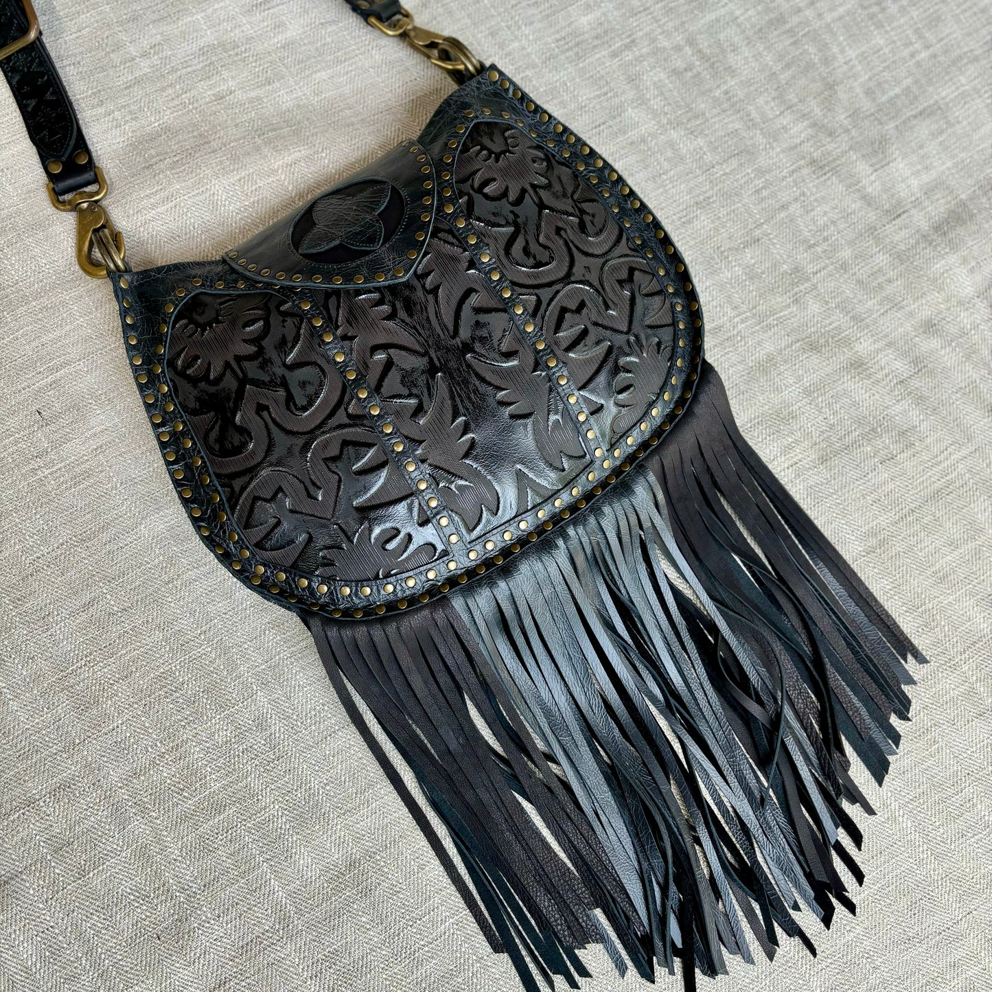 Cathedral Fringed Bag