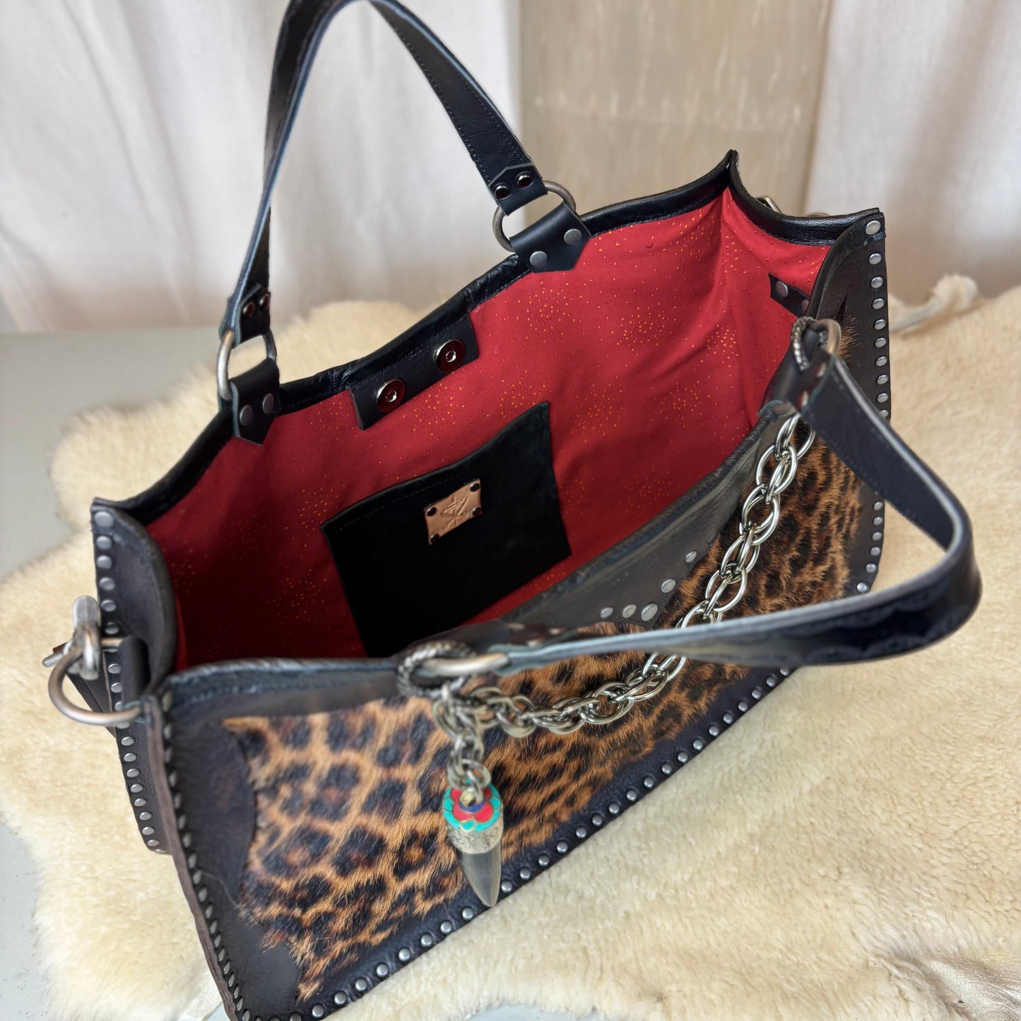 Leopard Box Bag