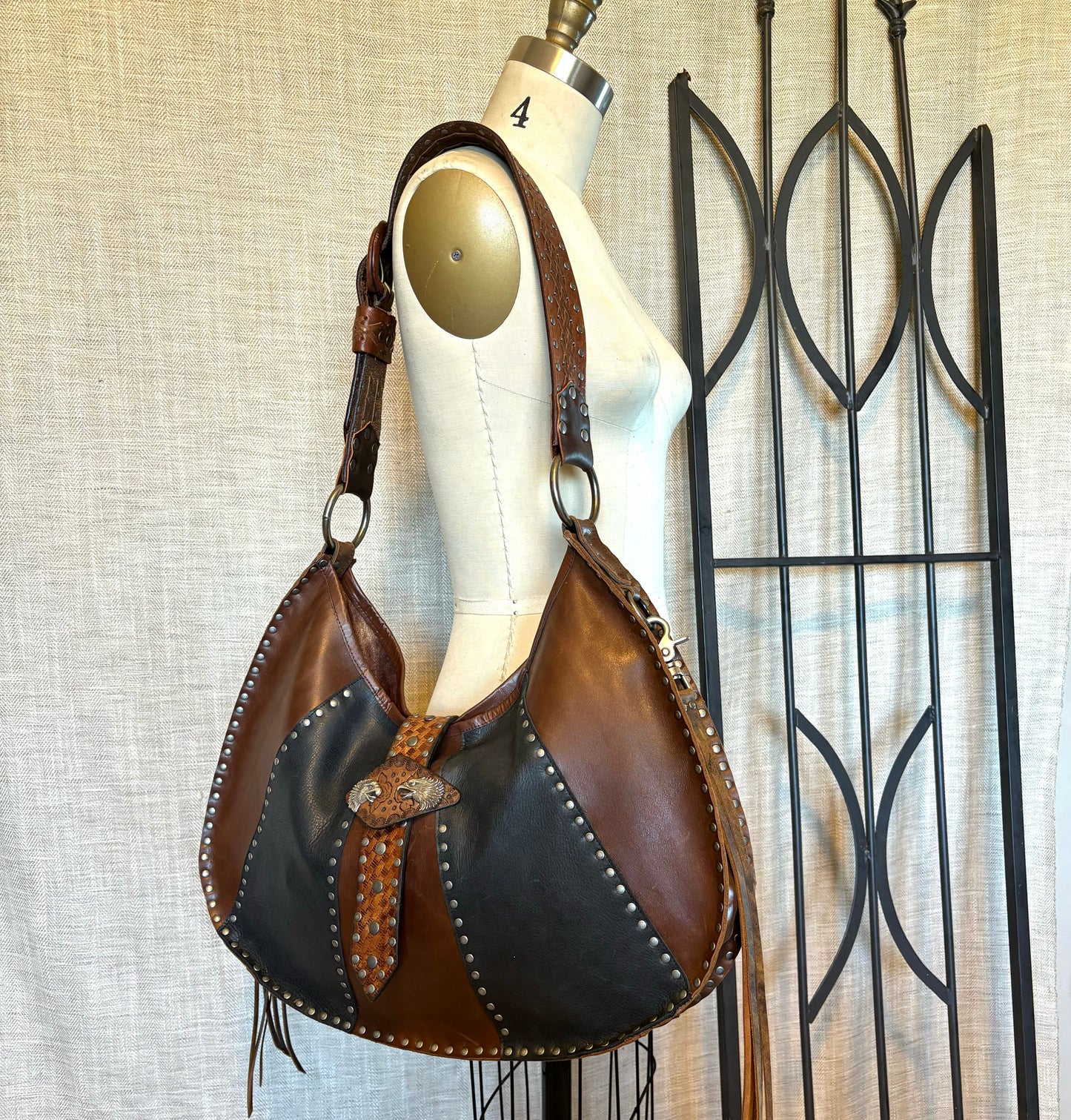 Black & Brown Screaming Eagles Bag