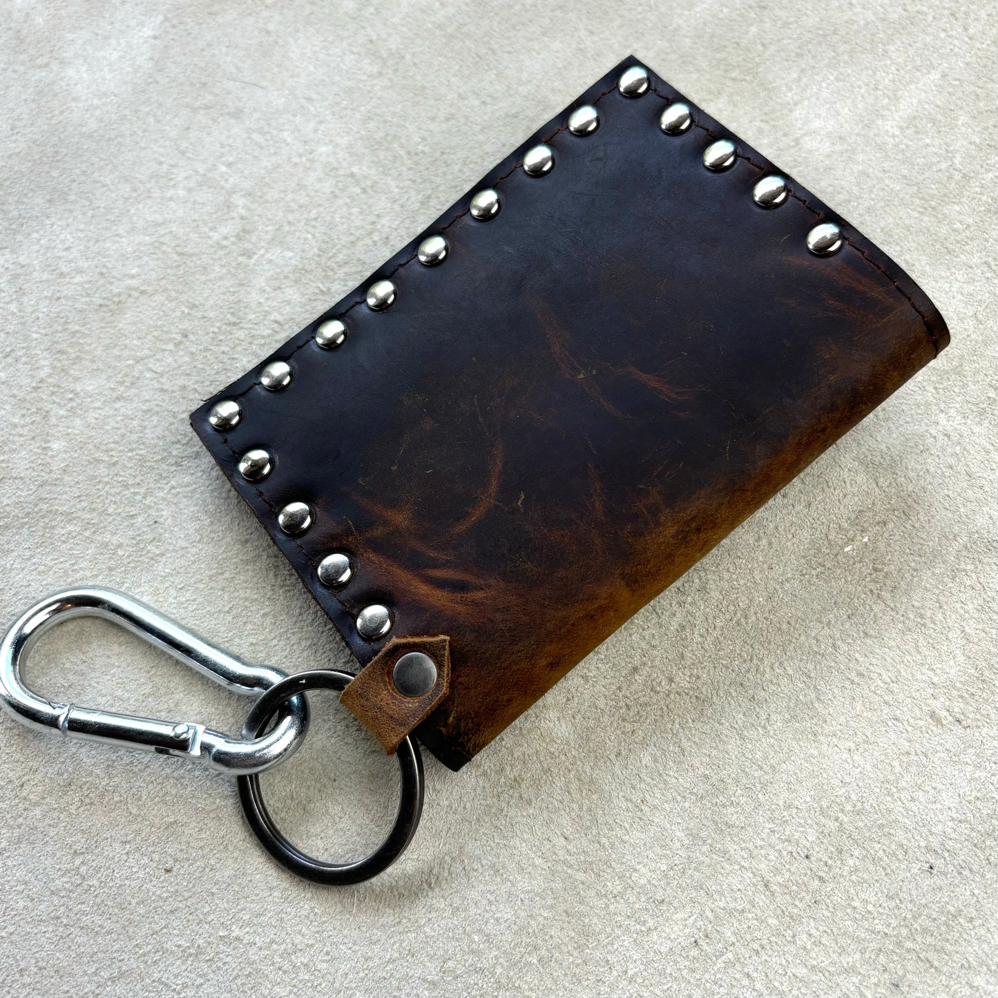 Rustic Brown Concho Wallet