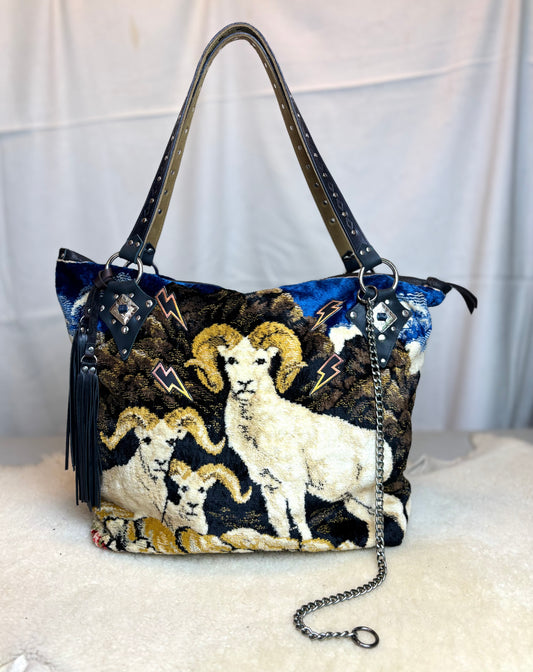 Bighorn Ram Velvet Ziptop Bag