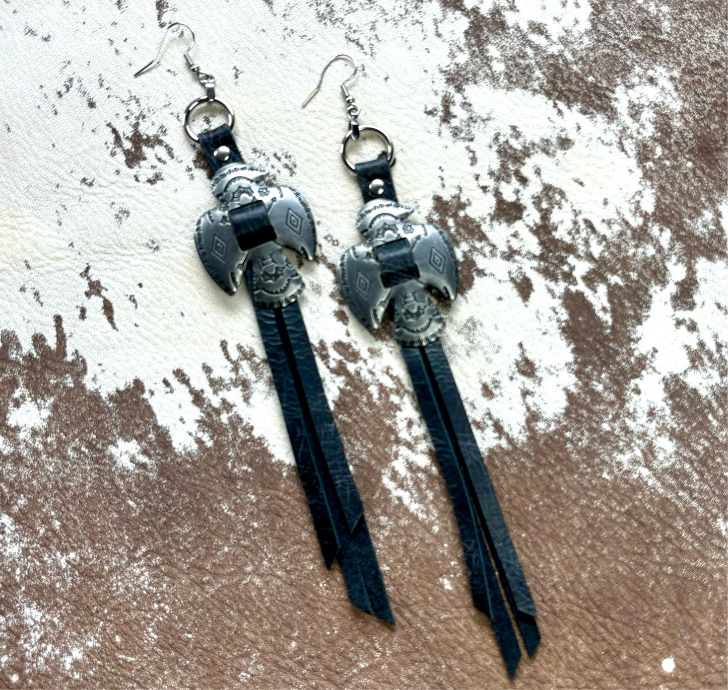 Black Thunderbird Earrings