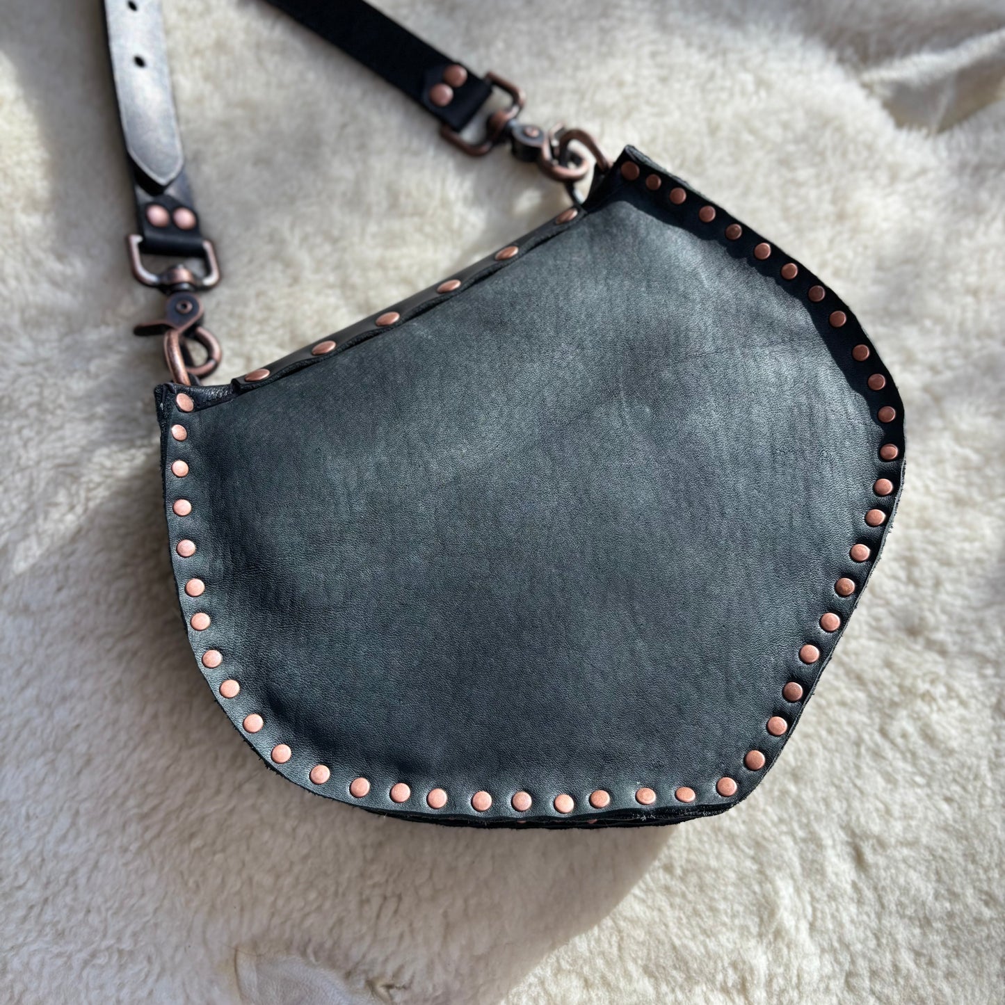 Leopard Crossbody with Spider