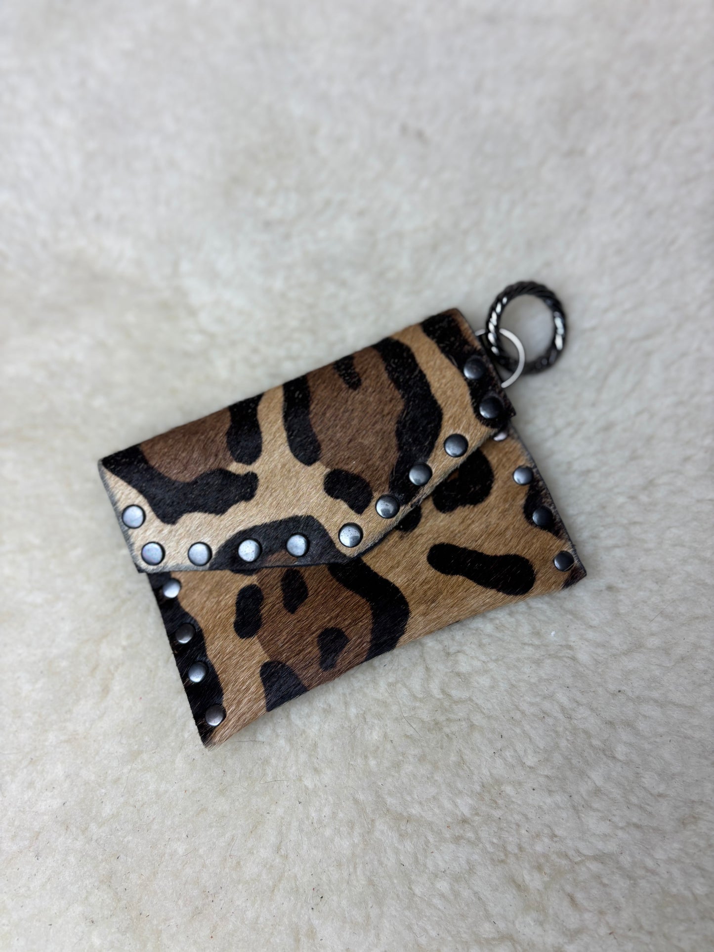 Leopard Mini Envelope Wallet