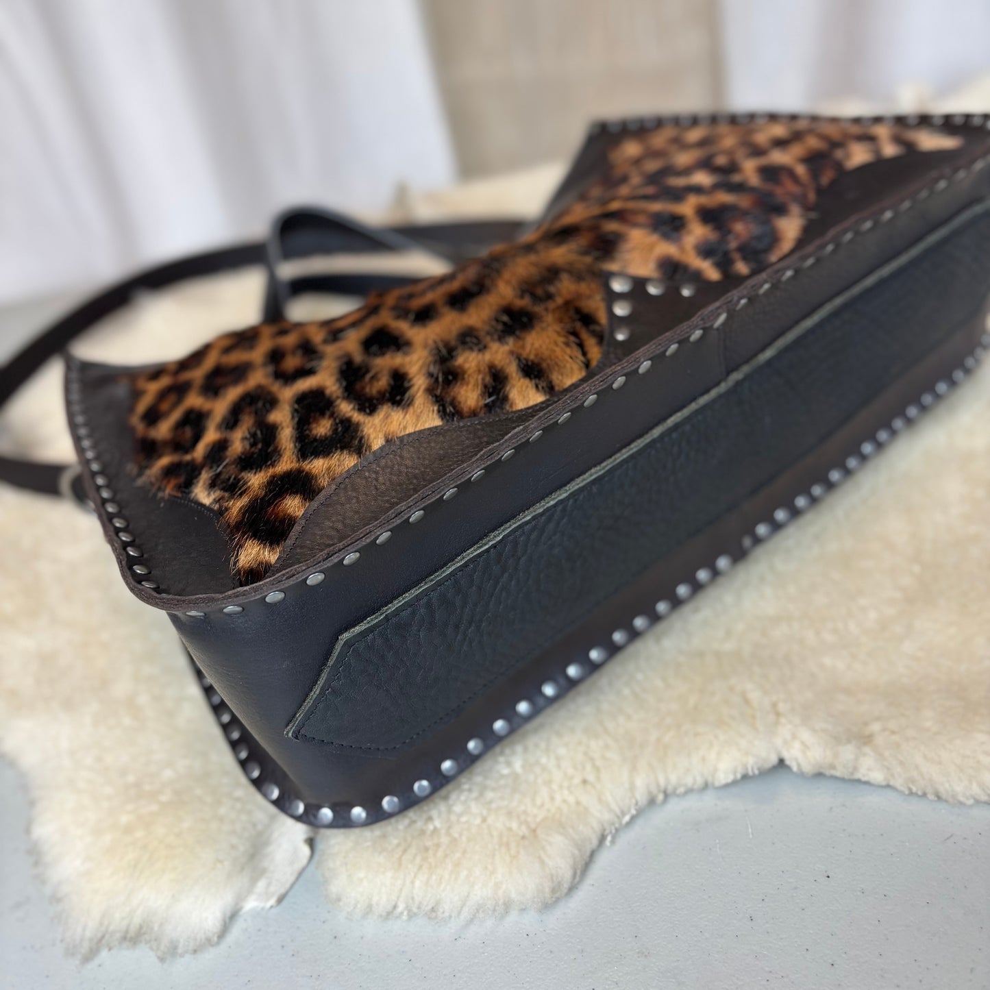 Leopard Box Bag