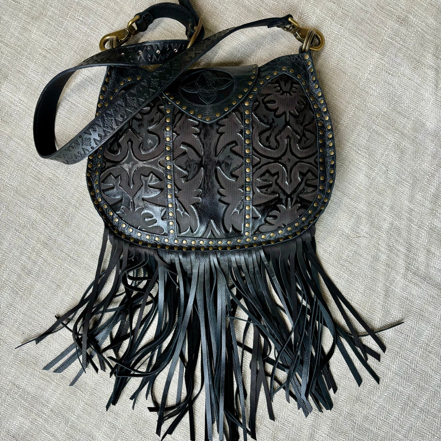 Cathedral Fringed Bag